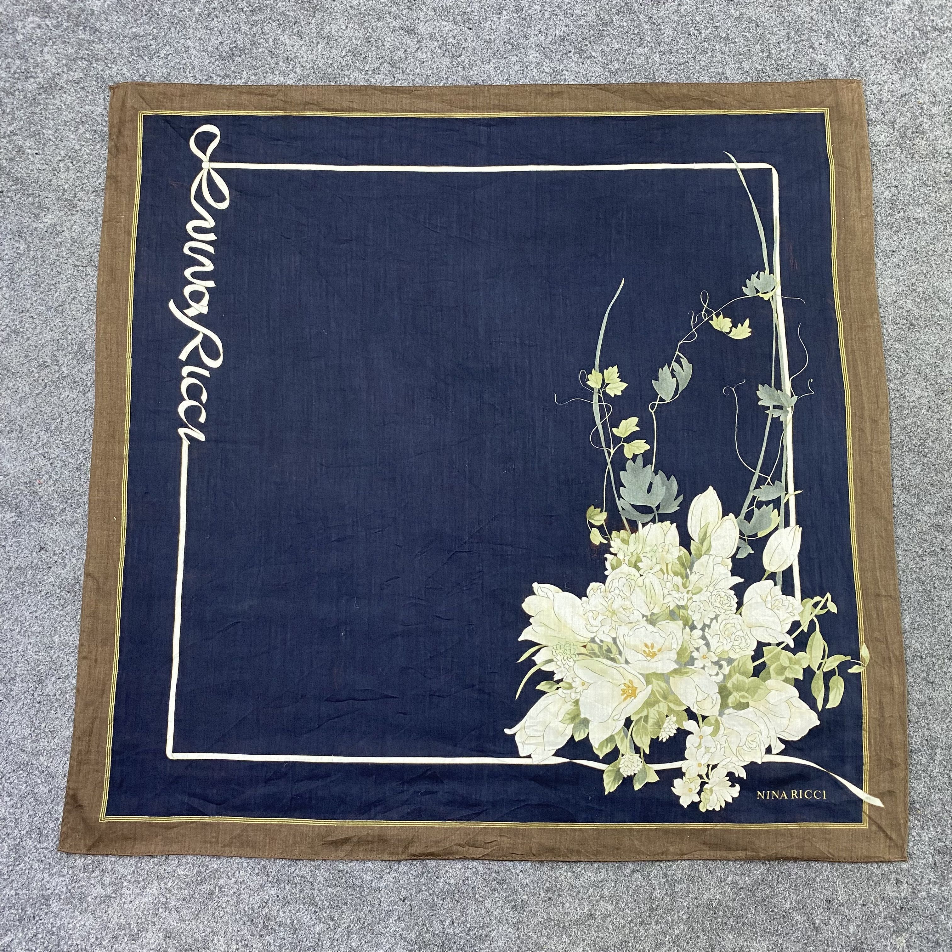 Nina Ricci Nina Ricci Handkerchief Neckerchief Bandana-B2026 Size ONE SIZE - 3 Thumbnail