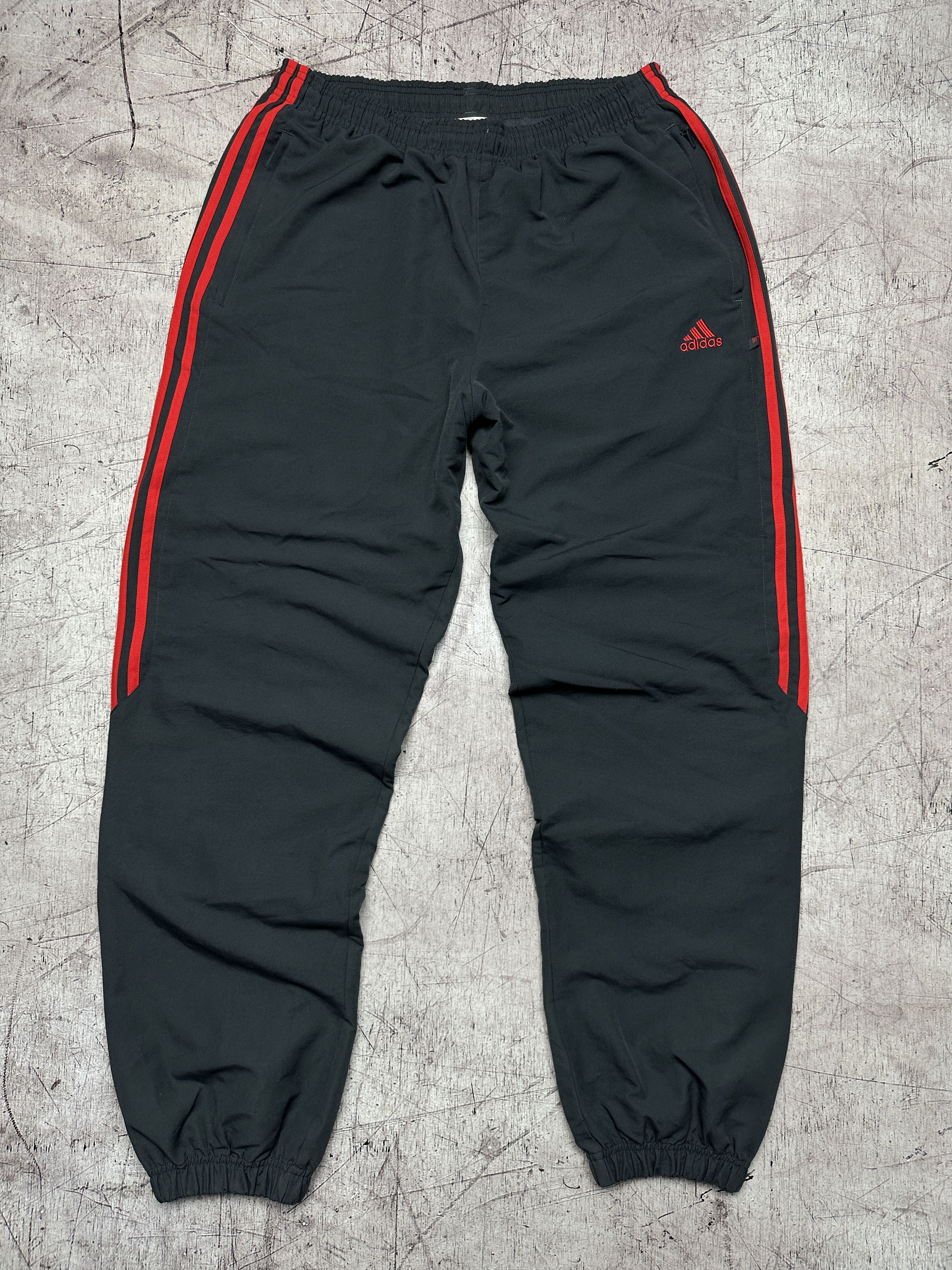 Adidas Adidas Vintage Mens Nylon Baggy Track Pants Size US 36 / EU 52 - 1 Thumbnail