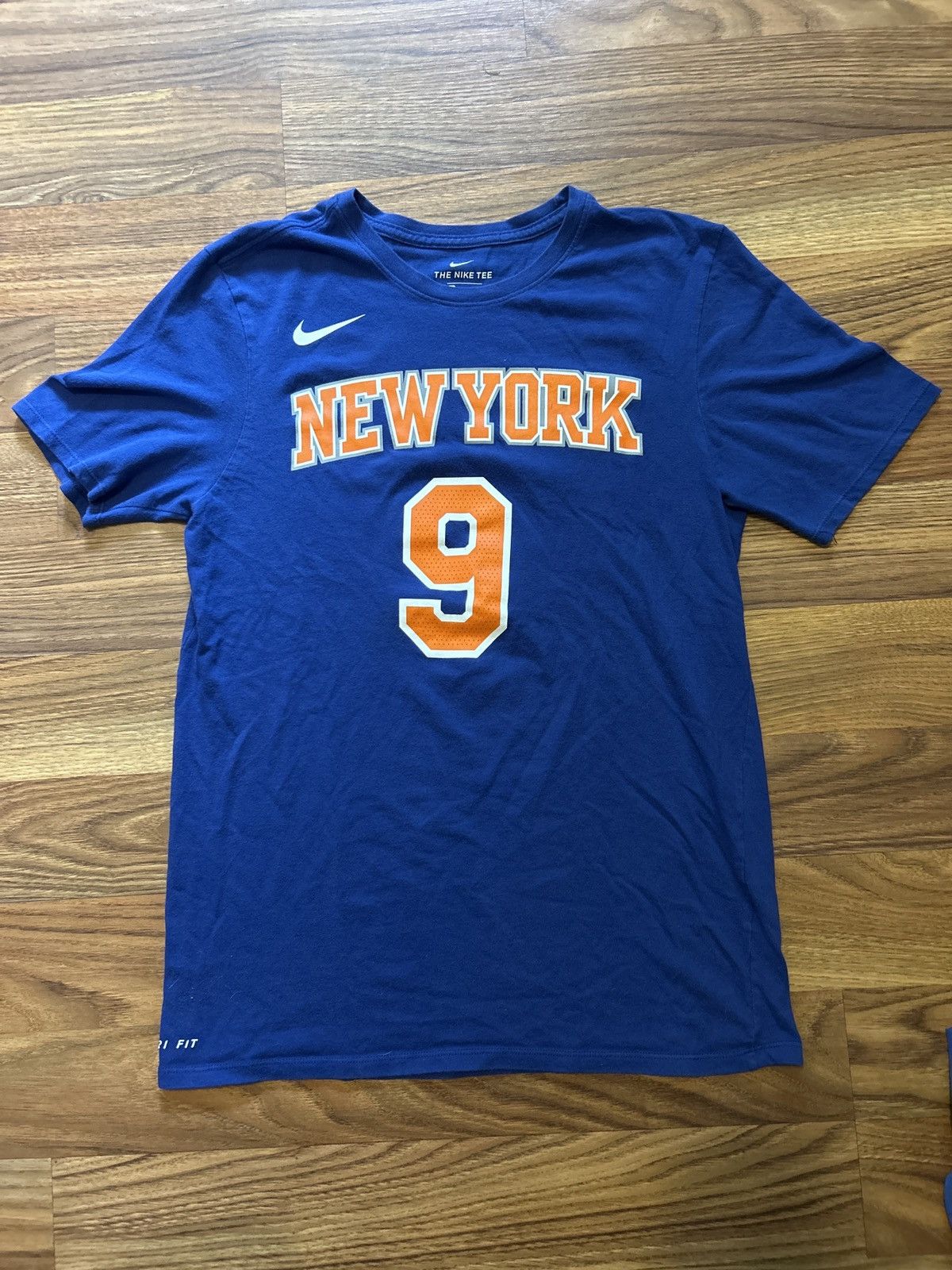 NBA × Nike Nike New York Knicks RJ Barrett T-shirt Size US M / EU 48-50 / 2 - 1 Thumbnail