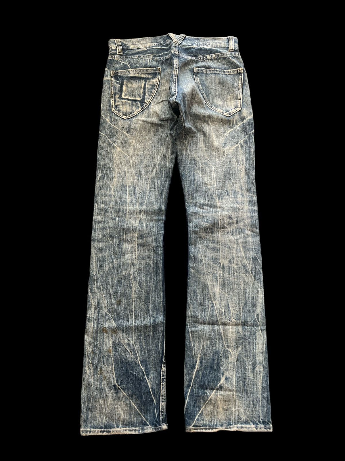 Japanese Brand × Vintage UNKNOW DISTRESSED DENIM PANT Size US 30 / EU 46 - 6 Thumbnail