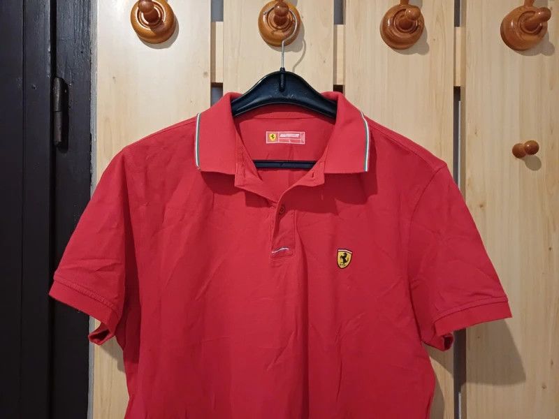 Ferrari Scudrria Ferrari men's collar shirt Size US M / EU 48-50 / 2 - 2 Thumbnail