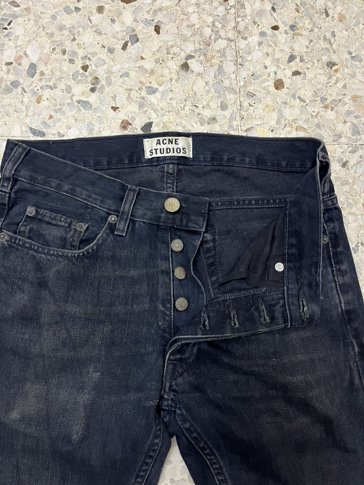 Acne Studios Acne Studios Roc Lana model Black Denim Jeans Size US 30 / EU 46 - 3 Thumbnail