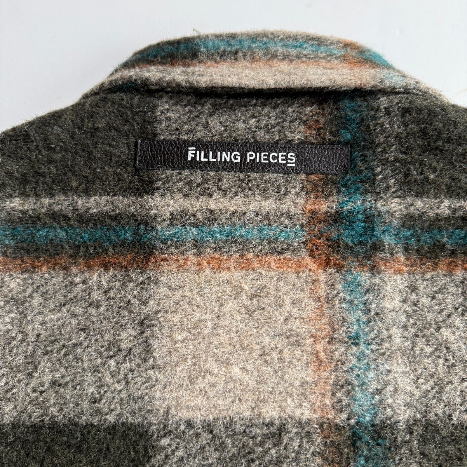 Filling Pieces Filling Pieces Wool Blend Gray Plaid Zip Jacket Size US S / EU 44-46 / 1 - 9 Thumbnail