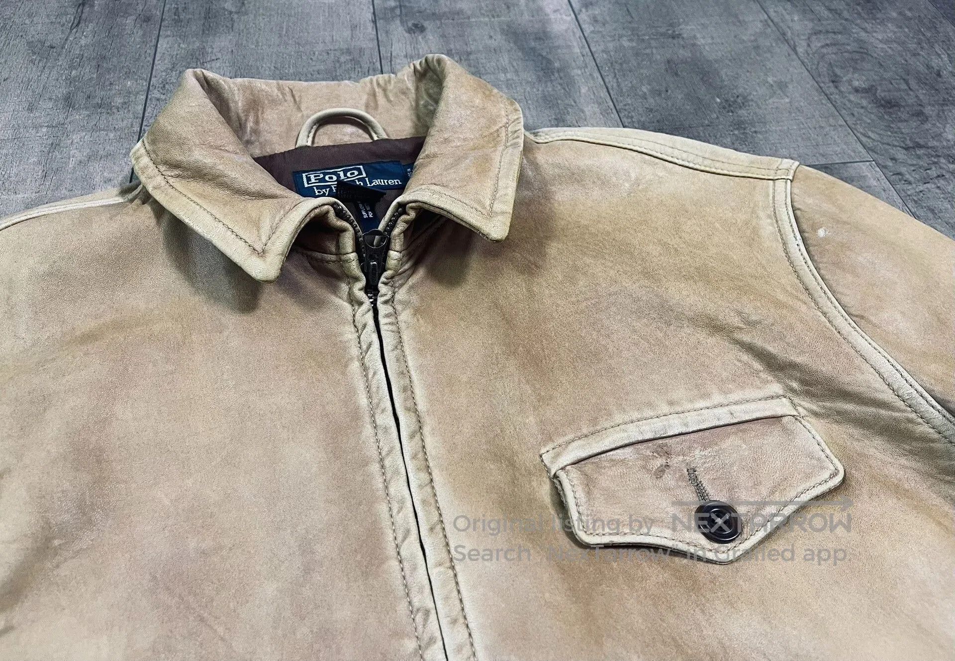 Ralph Lauren Blue Label Ralph Lauren A2 Flight Leather Jacket. Size US M / EU 48-50 / 2 - 1 Thumbnail