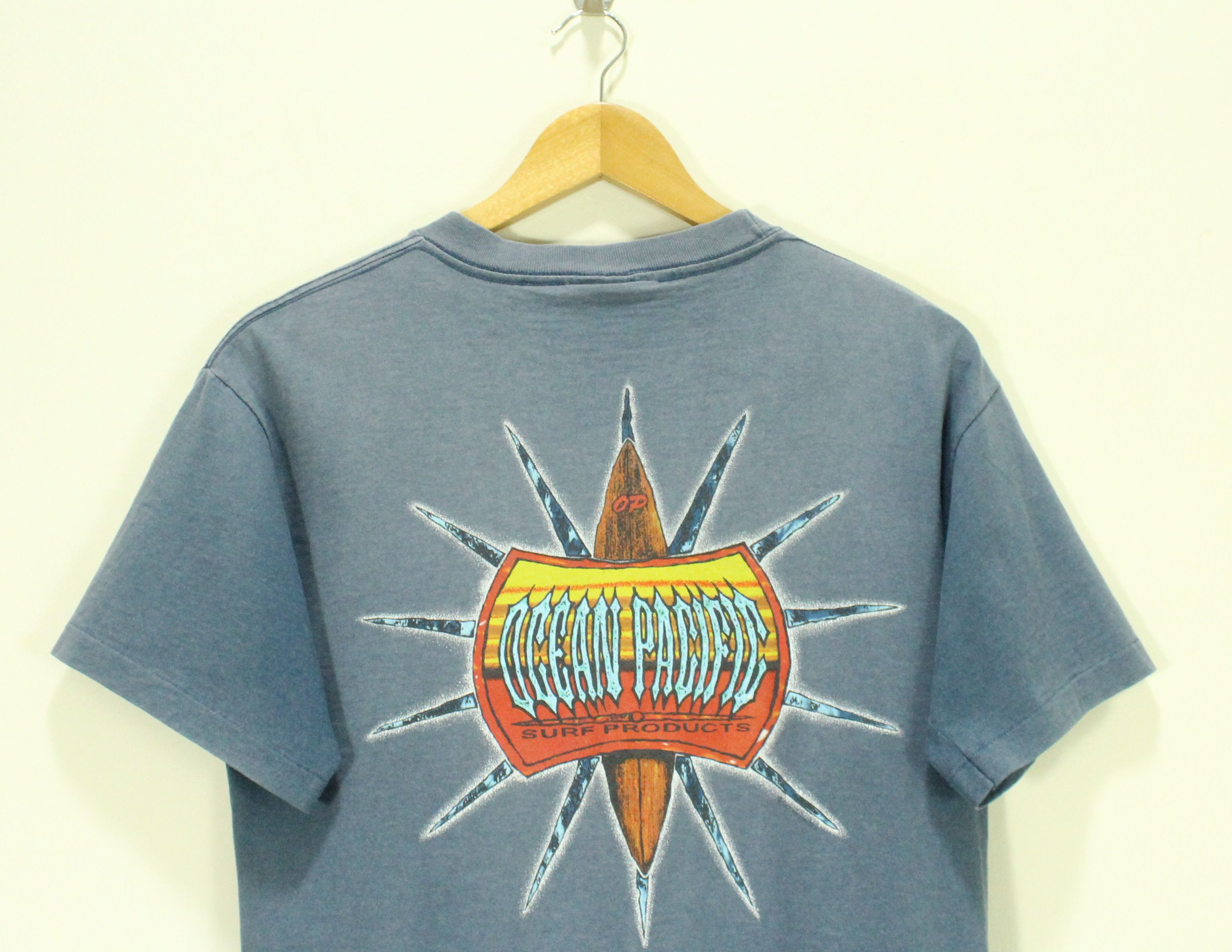 Ocean Pacific Vintage 90s OCEAN PACIFIC T Shirt Faded Distressed Surf Size US S / EU 44-46 / 1 - 2 Thumbnail