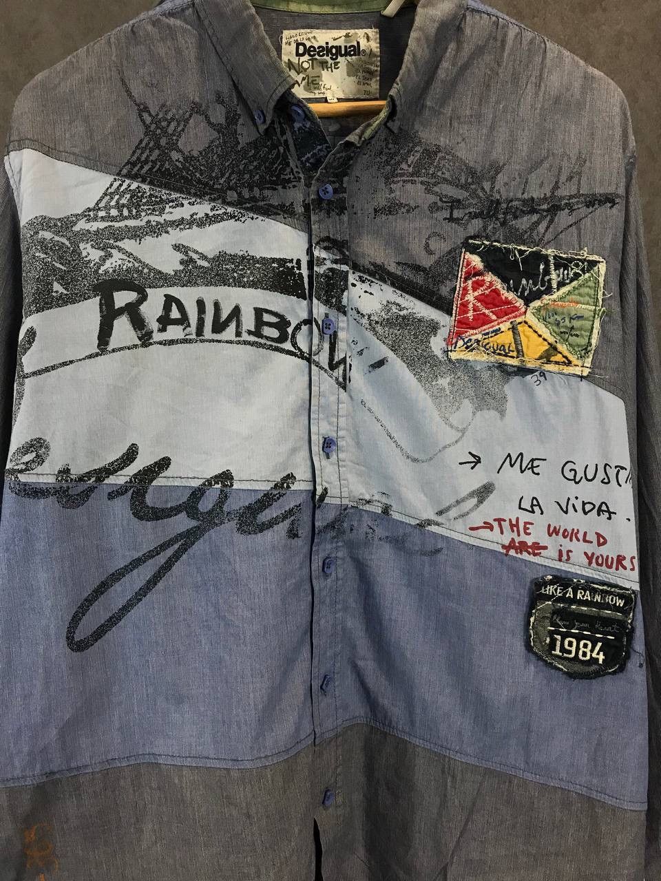 Desigual Desigual designer art crazy shirt Size US XL / EU 56 / 4 - 3 Thumbnail