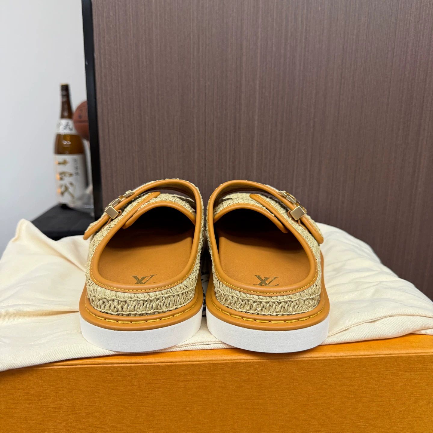 Louis Vuitton LV Woven Birkenstock Shoes US 8 New Size US 8 / EU 41 - 4 Thumbnail
