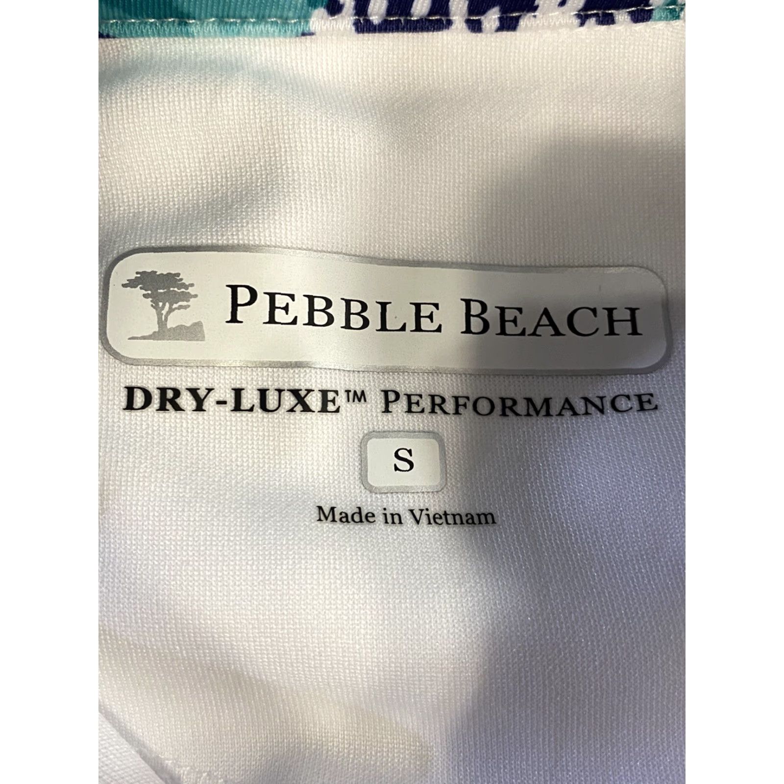 Vintage Pebble Beach Dry Luxe Performance Floral 1/4 Zip Long Sleeve Women's Small Shirt Size S / US 4 / IT 40 - 5 Thumbnail