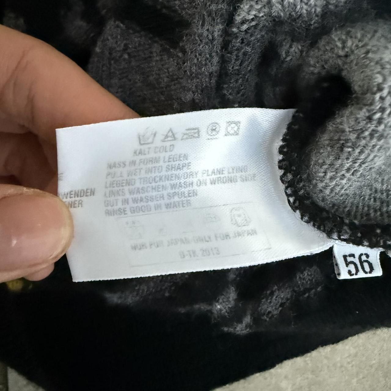 Carlo Colucci Carlo Colucci Grey and Yellow Wool Sweater Coogi Style Size US L / EU 52-54 / 3 - 8 Thumbnail