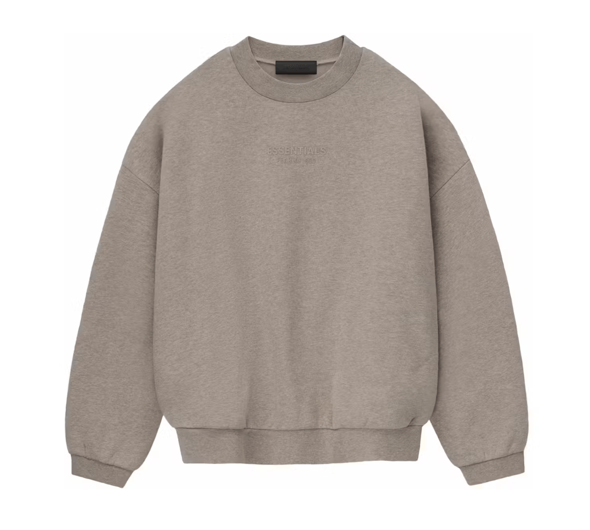 Essentials × Fear of God 🔥Fear of God Essentials Crewneck Core Heather Sz (XL) Size US XL / EU 56 / 4 - 1 Thumbnail