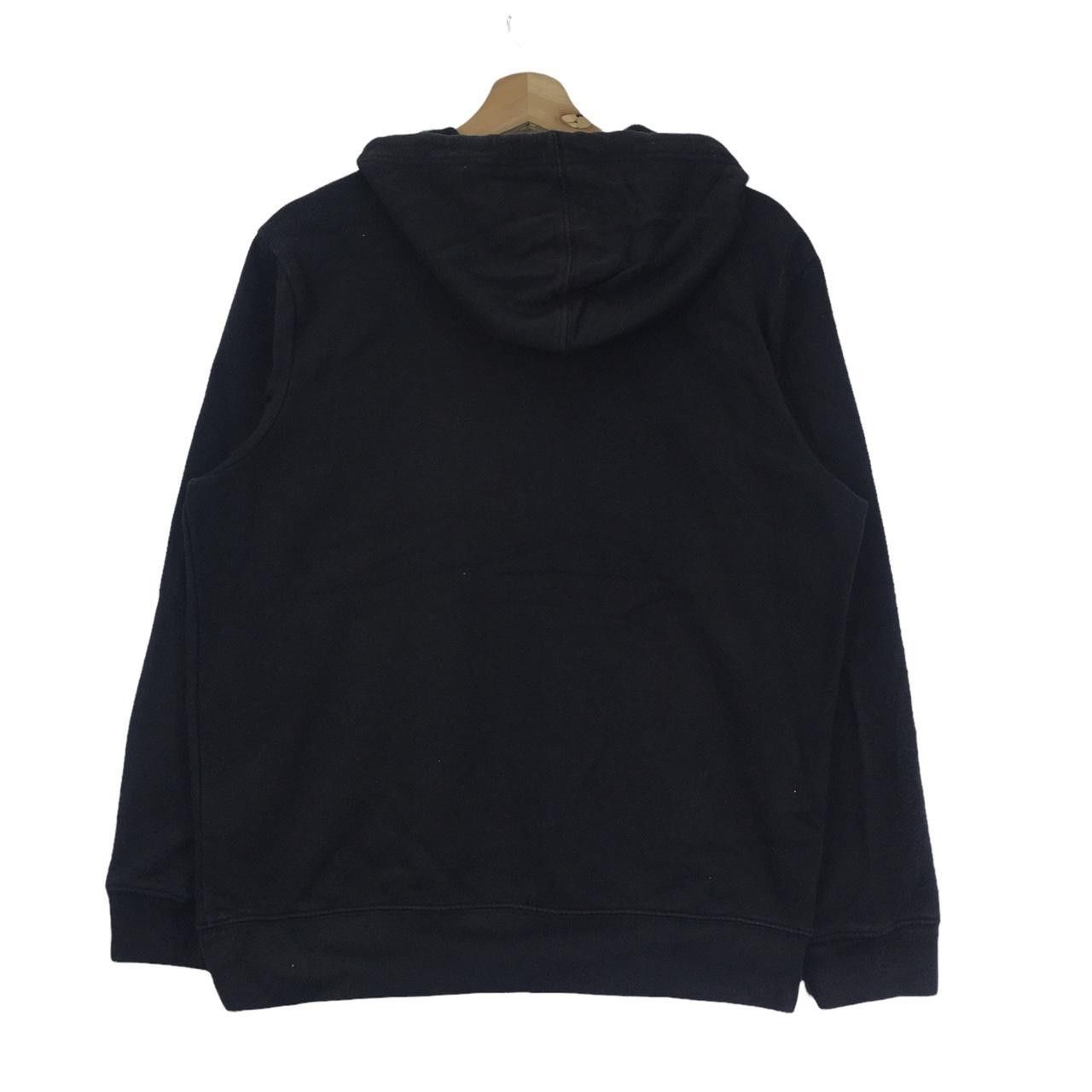 Gap Vtg GAP Box Logo Minimalist Black Hoodie World Size S / US 4 / IT 40 - 3 Thumbnail