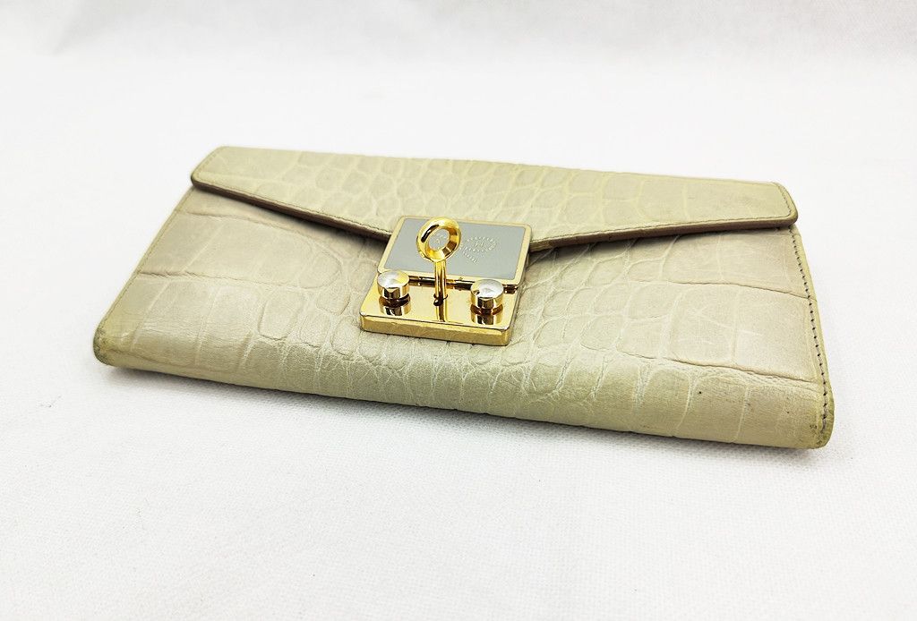 original ANYA HINDMARCH crocs leather full leather with lock