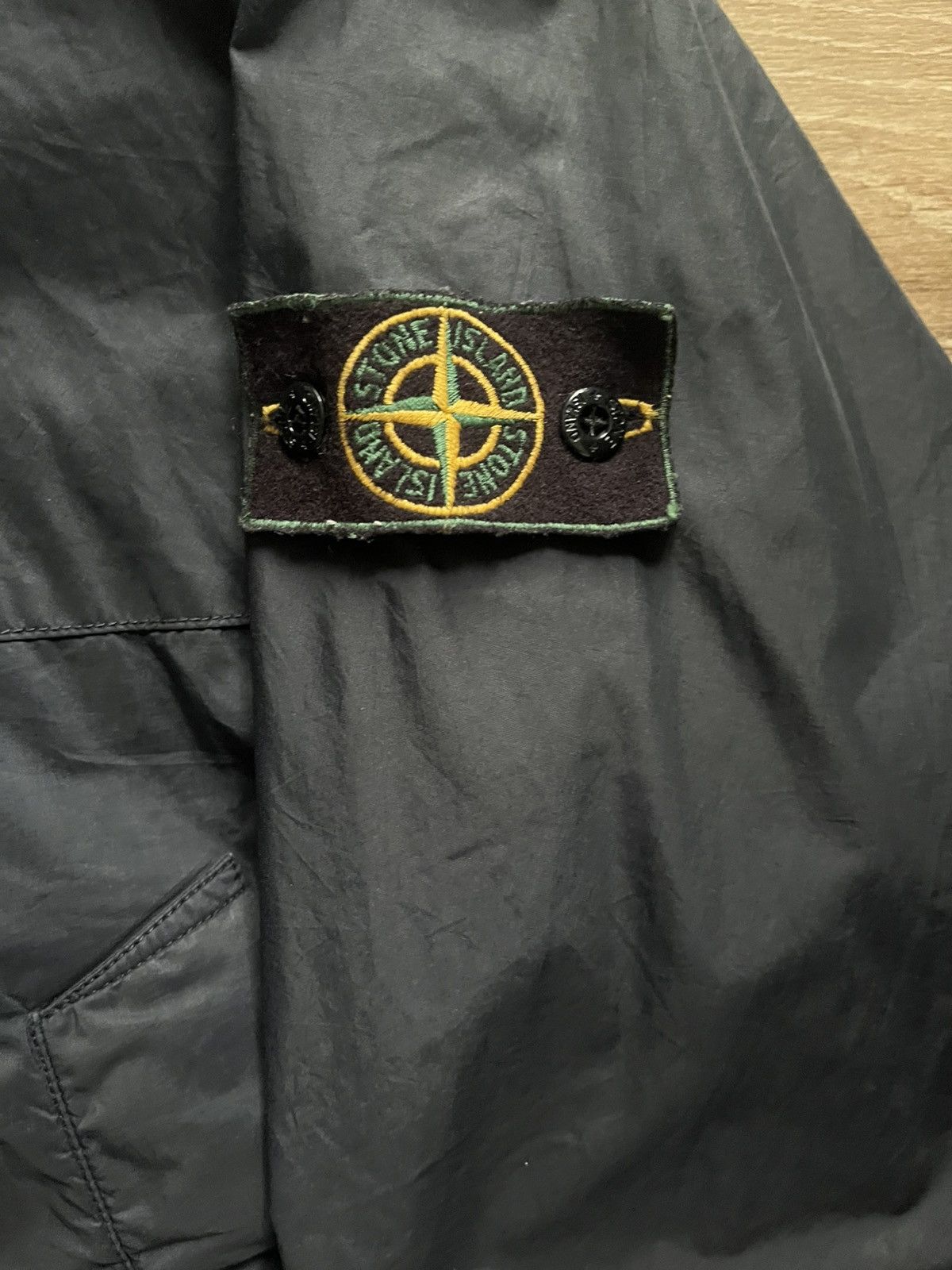 Stone Island Stone island green badge 90s wind jacket reversible archive Size US L / EU 52-54 / 3 - 5 Thumbnail