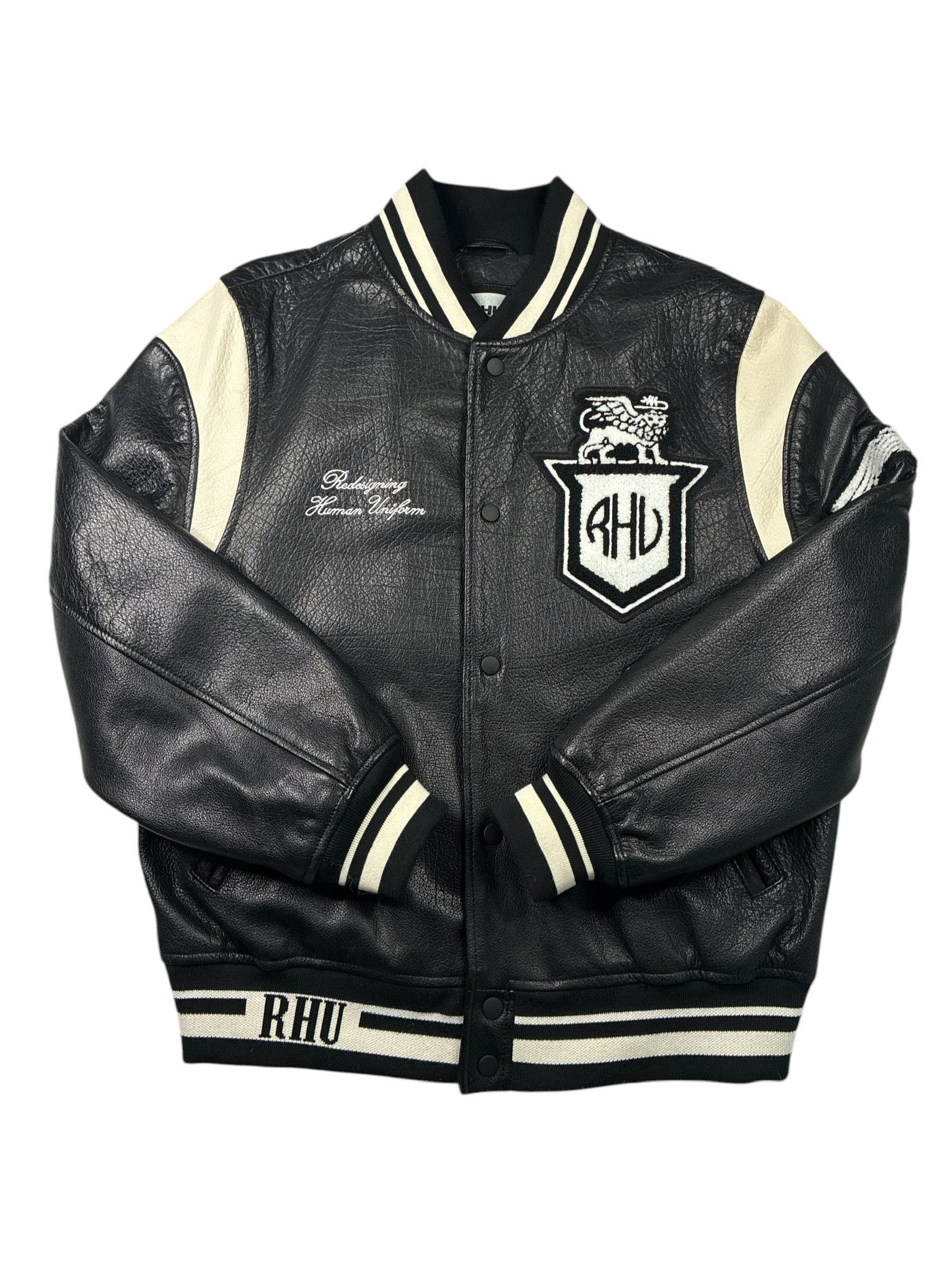 Zara Zara Srpls Leather Bomber Jacket | Grailed
