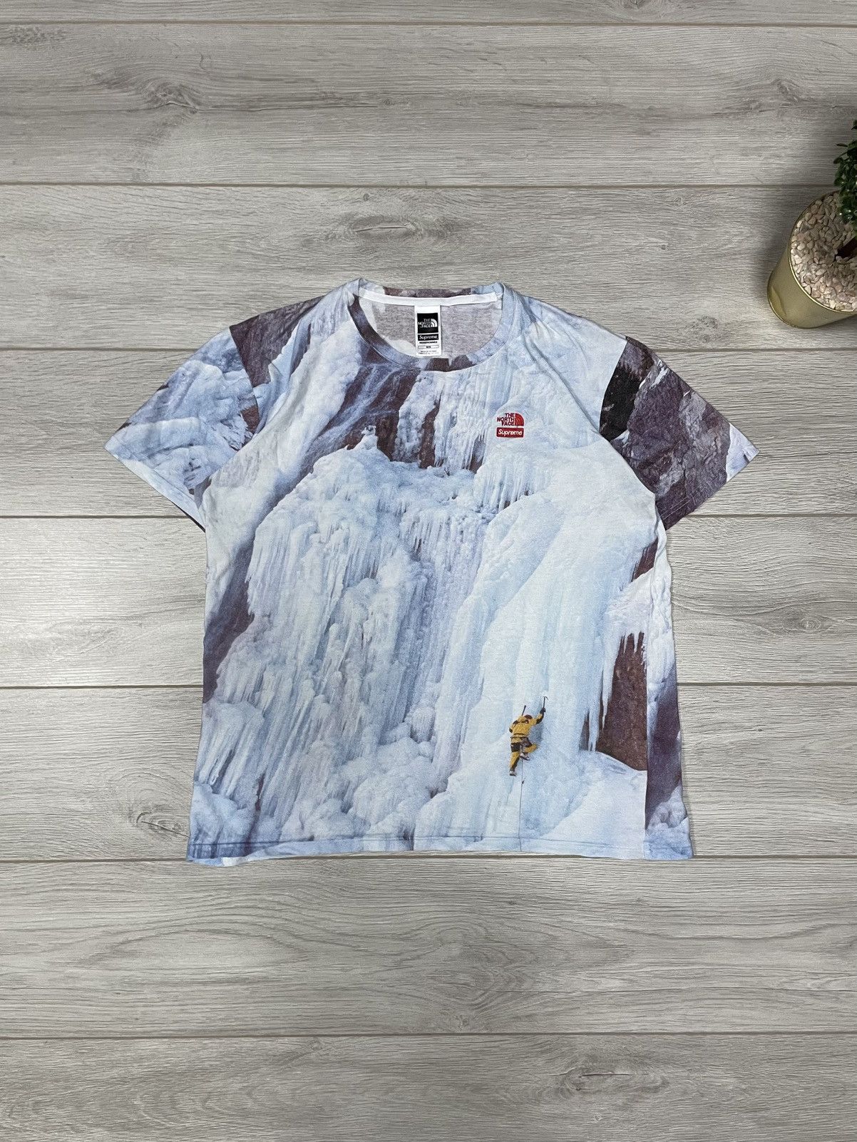 Supreme × The North Face Supreme North Face Ice Climb Tee overprint mountain Size US M / EU 48-50 / 2 - 1 Thumbnail