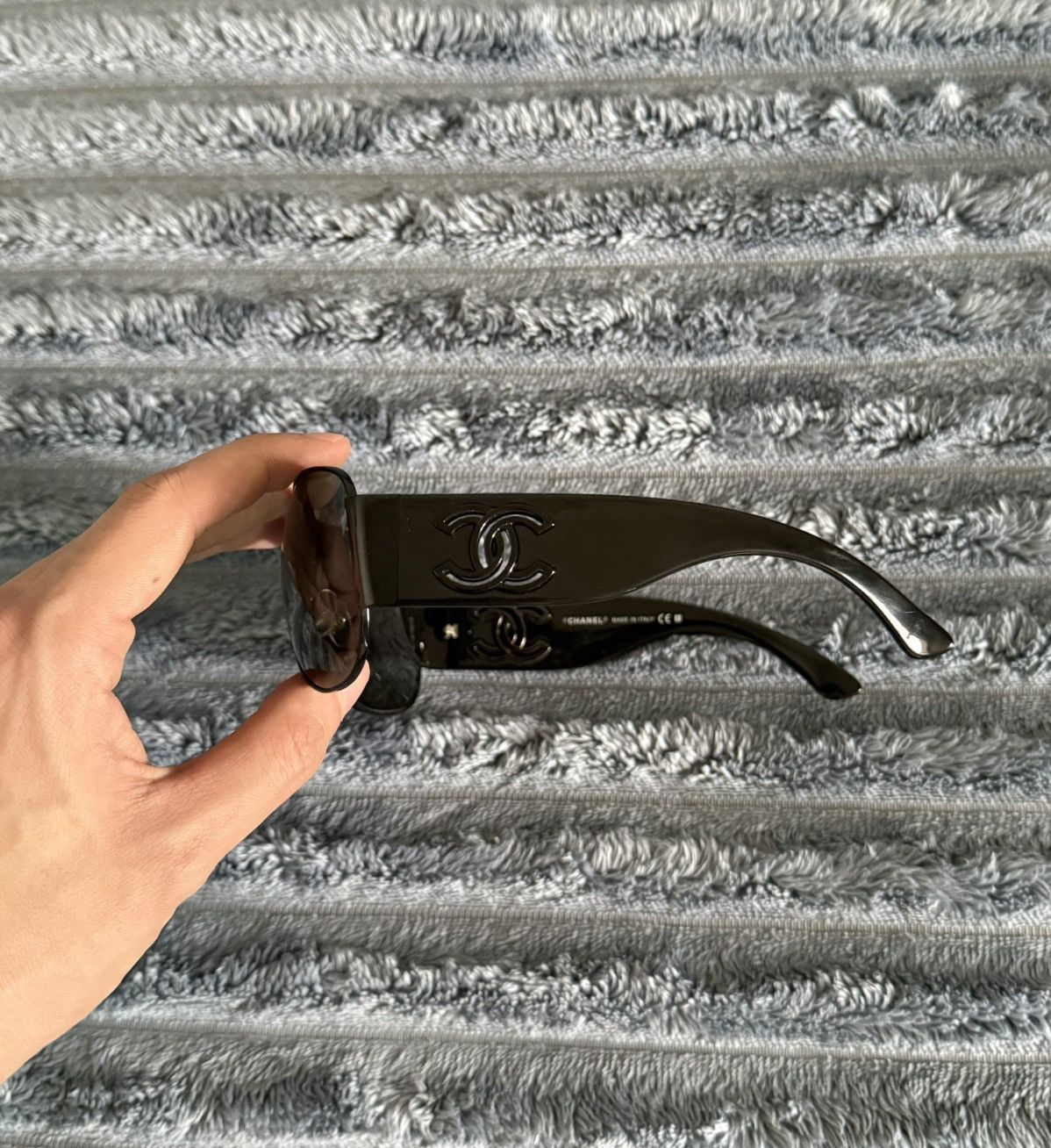 Chanel Chanel Sunglasses Logo Black 4153 Aviator Size ONE SIZE - 2 Thumbnail