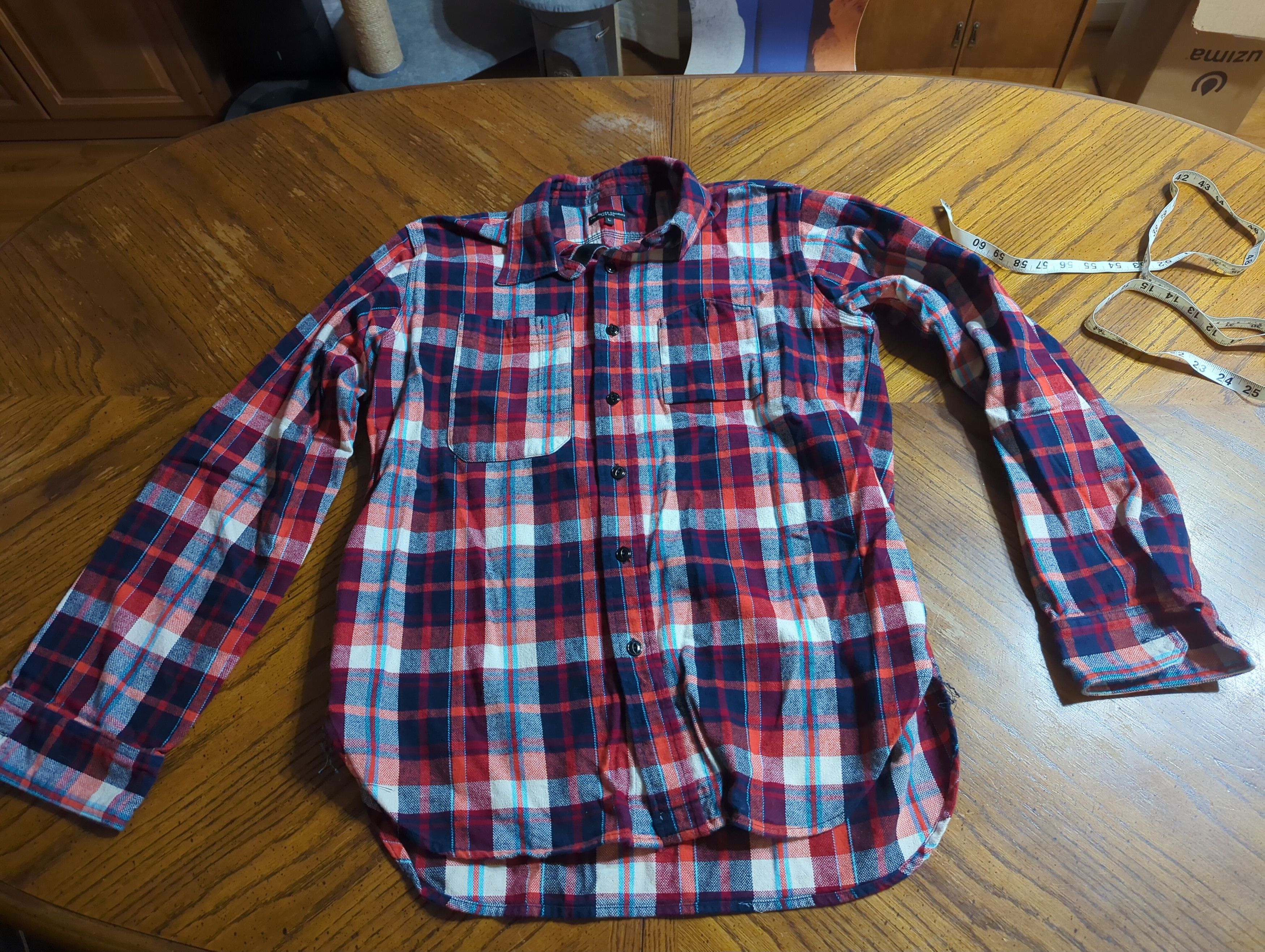 Engineered Garments Engineered Garments Work Shirt Plaid Flannel Size US L / EU 52-54 / 3 - 1 Thumbnail
