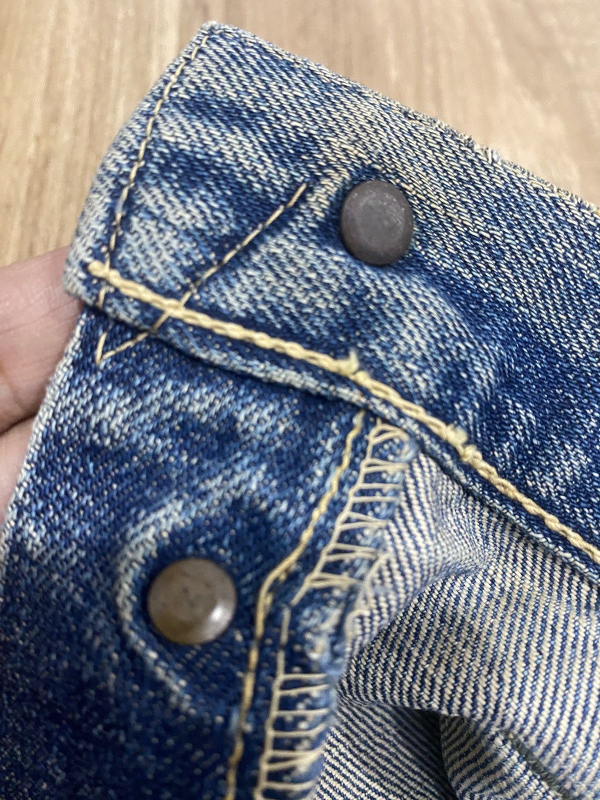 Levi's True Vintage rare Levis 1947 one sided red tab jeans big E Size US 36 / EU 52 - 17 Thumbnail