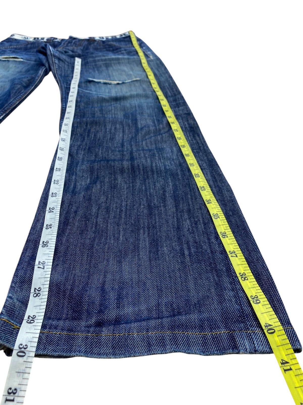 Dolce & Gabbana Vintage Dolce & Gabbana Whisker Ripped Denim Size US 30 / EU 46 - 9 Thumbnail