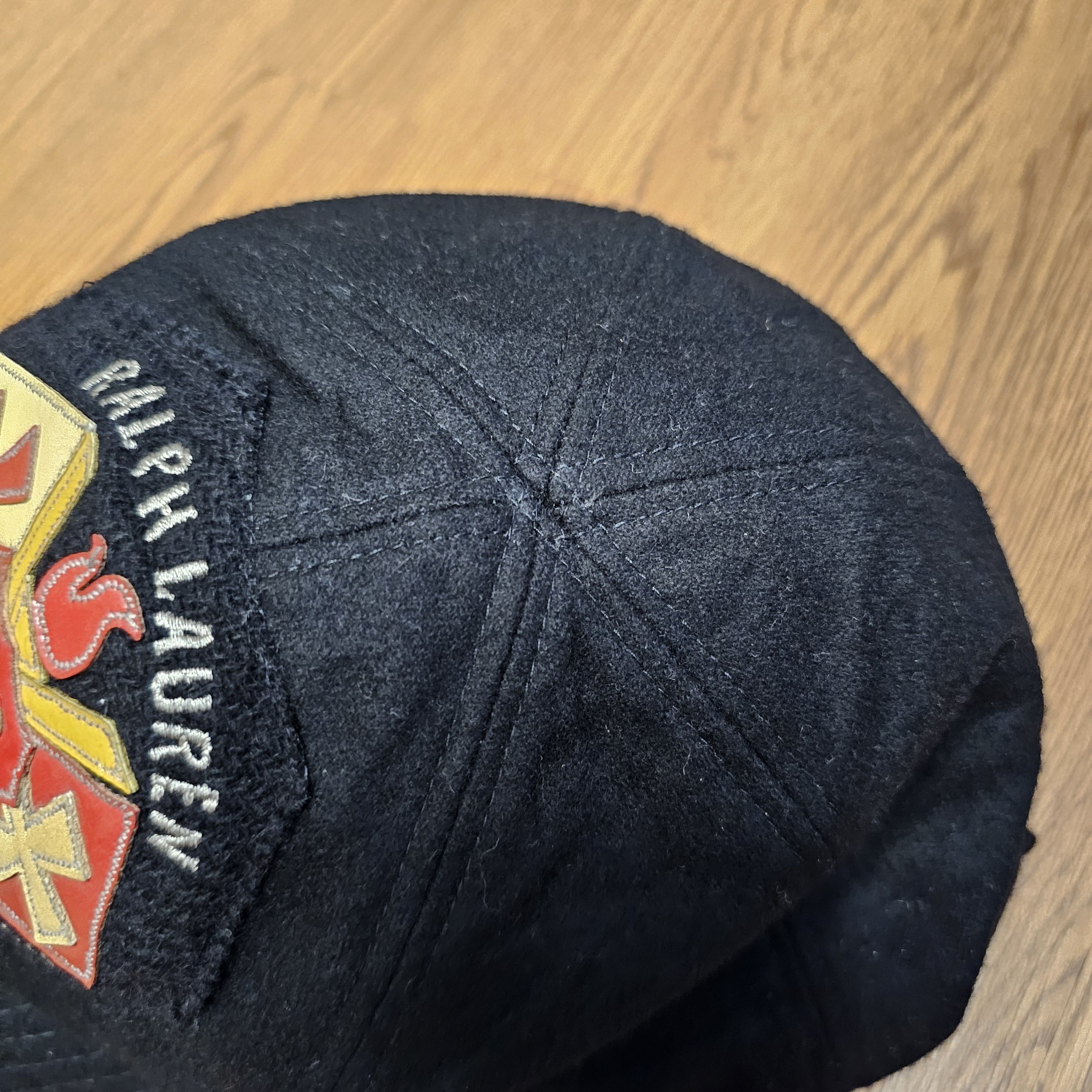 Ralph Lauren Purple Label Ralph Lauren Purple Label Patch Wool Hat Size ONE SIZE - 2 Thumbnail