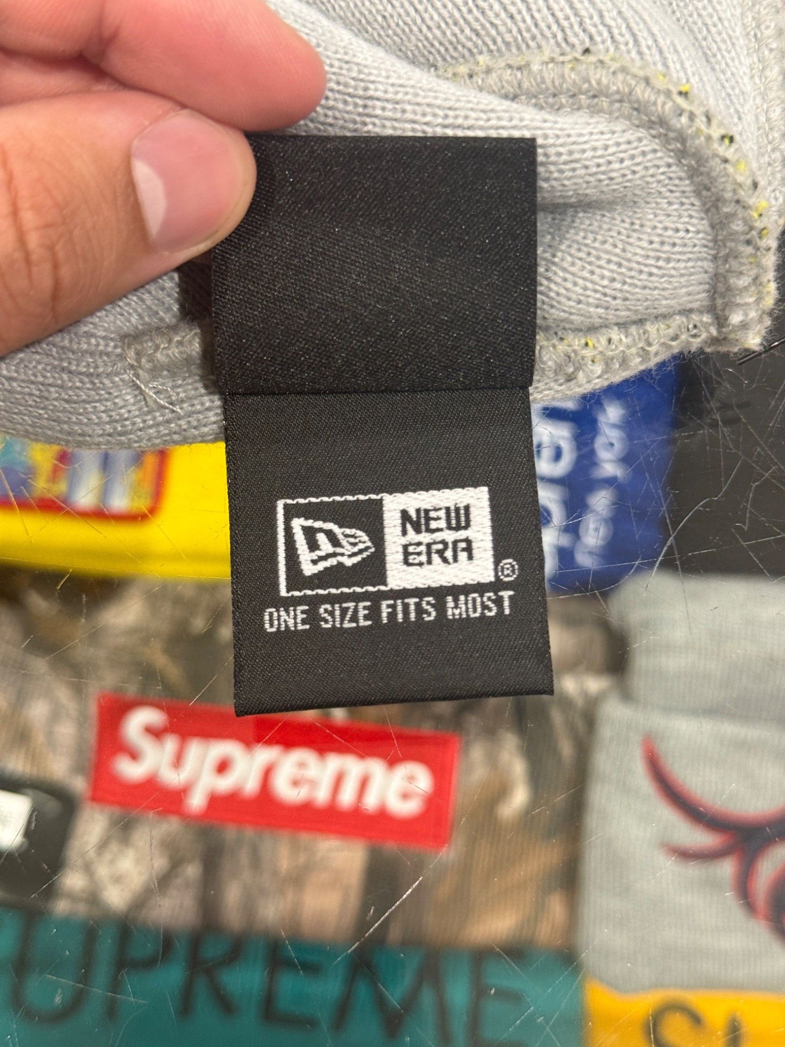Supreme Supreme New Era Cursive Beanie Heather Grey Size ONE SIZE - 4 Thumbnail