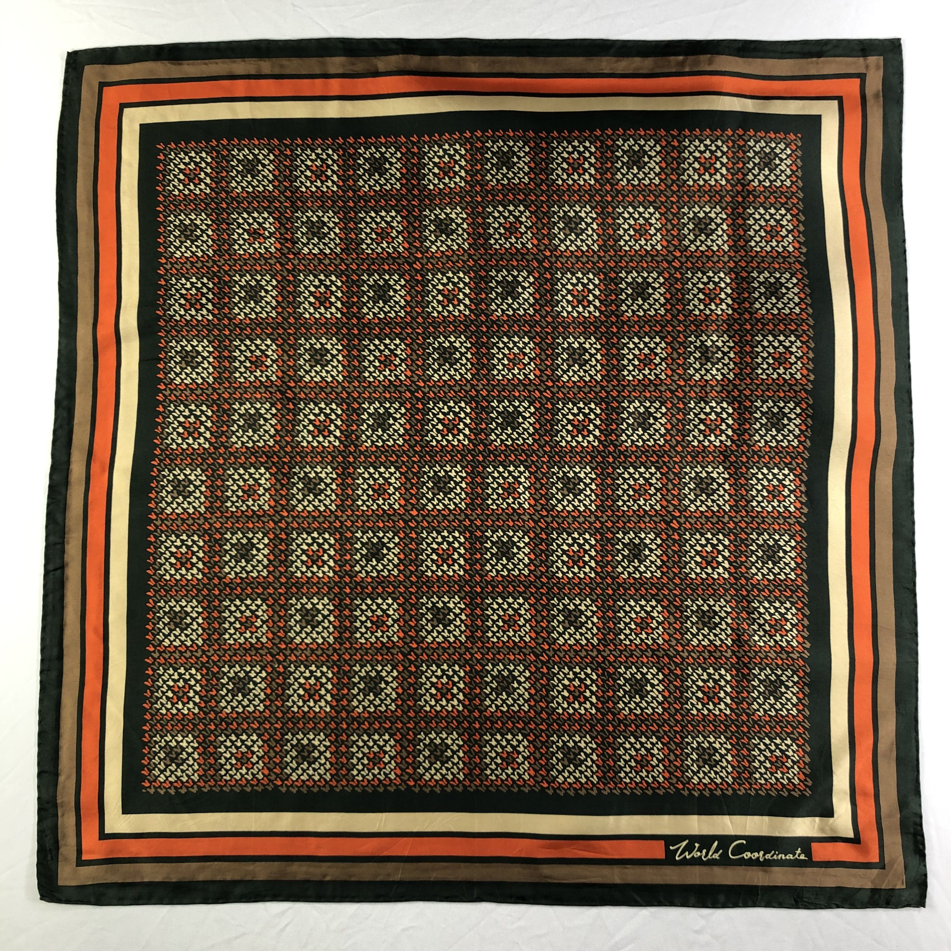 Vintage Vintage World Coordinate Silk Scarf Size ONE SIZE - 2 Thumbnail