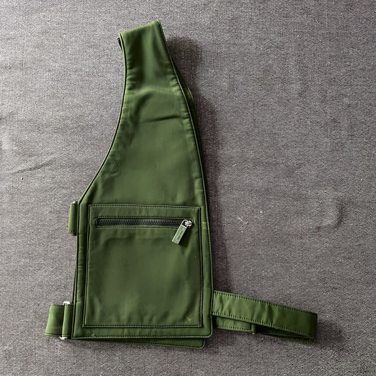 Miu Miu × Prada Miu Miu 1999 crossbody vest in green Size ONE SIZE - 3 Thumbnail
