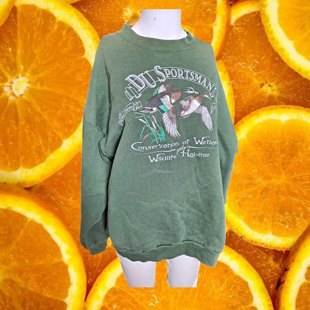 Other Marathon Apparel Duck Sportsman Wildlife Habitat Crewneck Sw Size US L / EU 52-54 / 3 - 1 Thumbnail