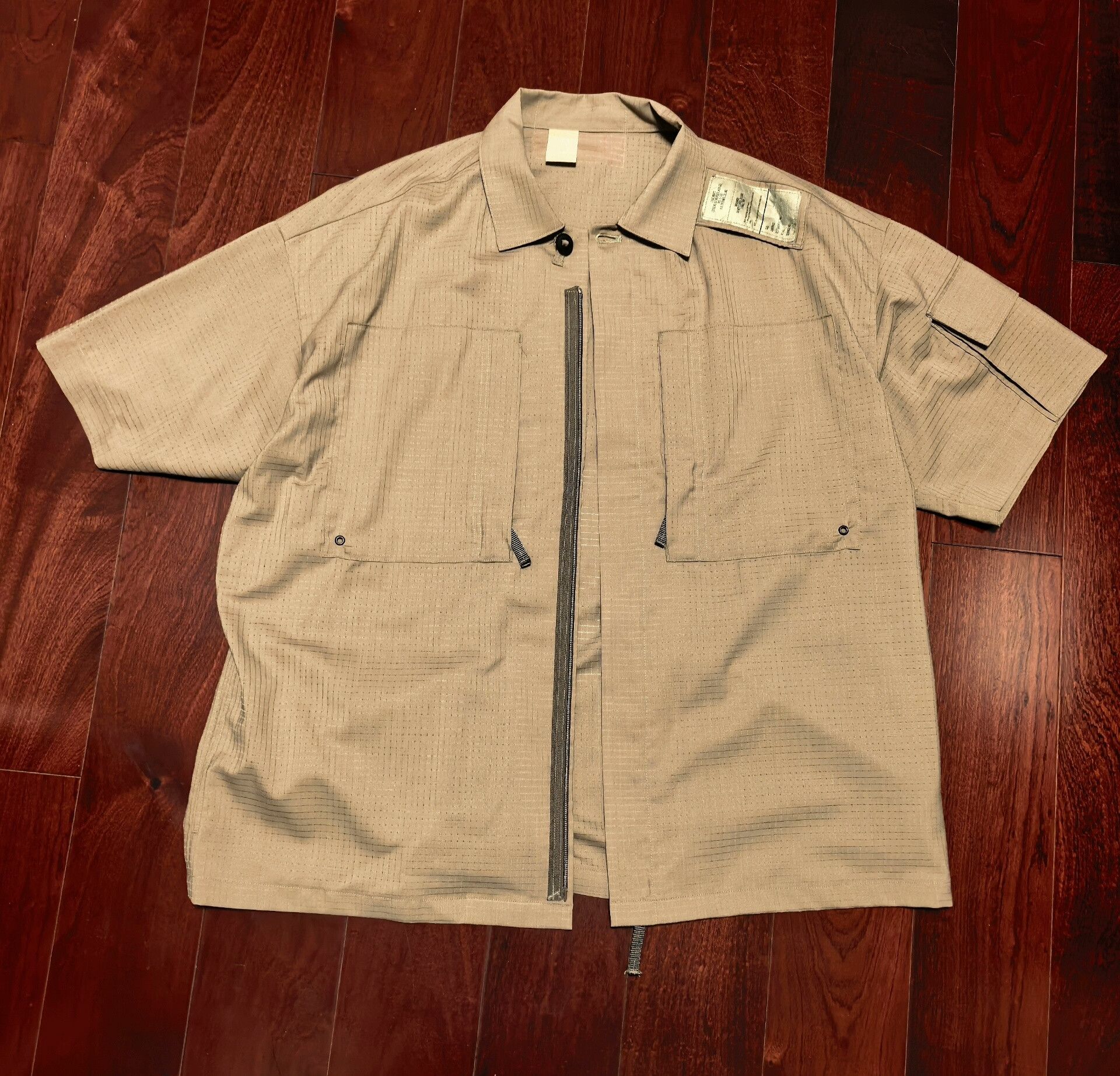 N.Hoolywood military short sleeve shirt in khaki Size US M / EU 48-50 / 2 - 1 Thumbnail