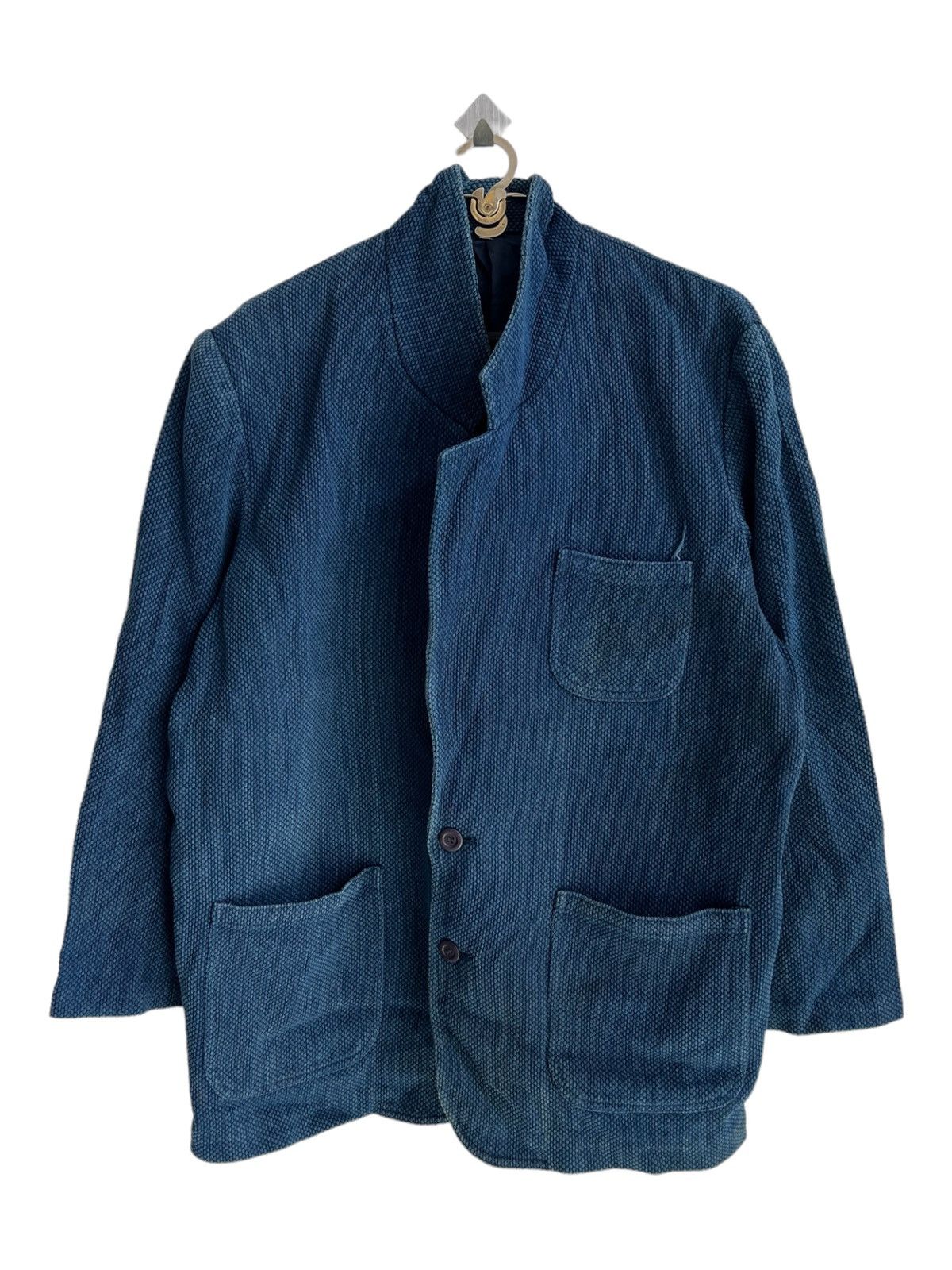 Indigo Vintage 1980s Kiriko Made Indigo Dyed Kendo 3 Pocket Jacket Size US L / EU 52-54 / 3 - 2 Thumbnail