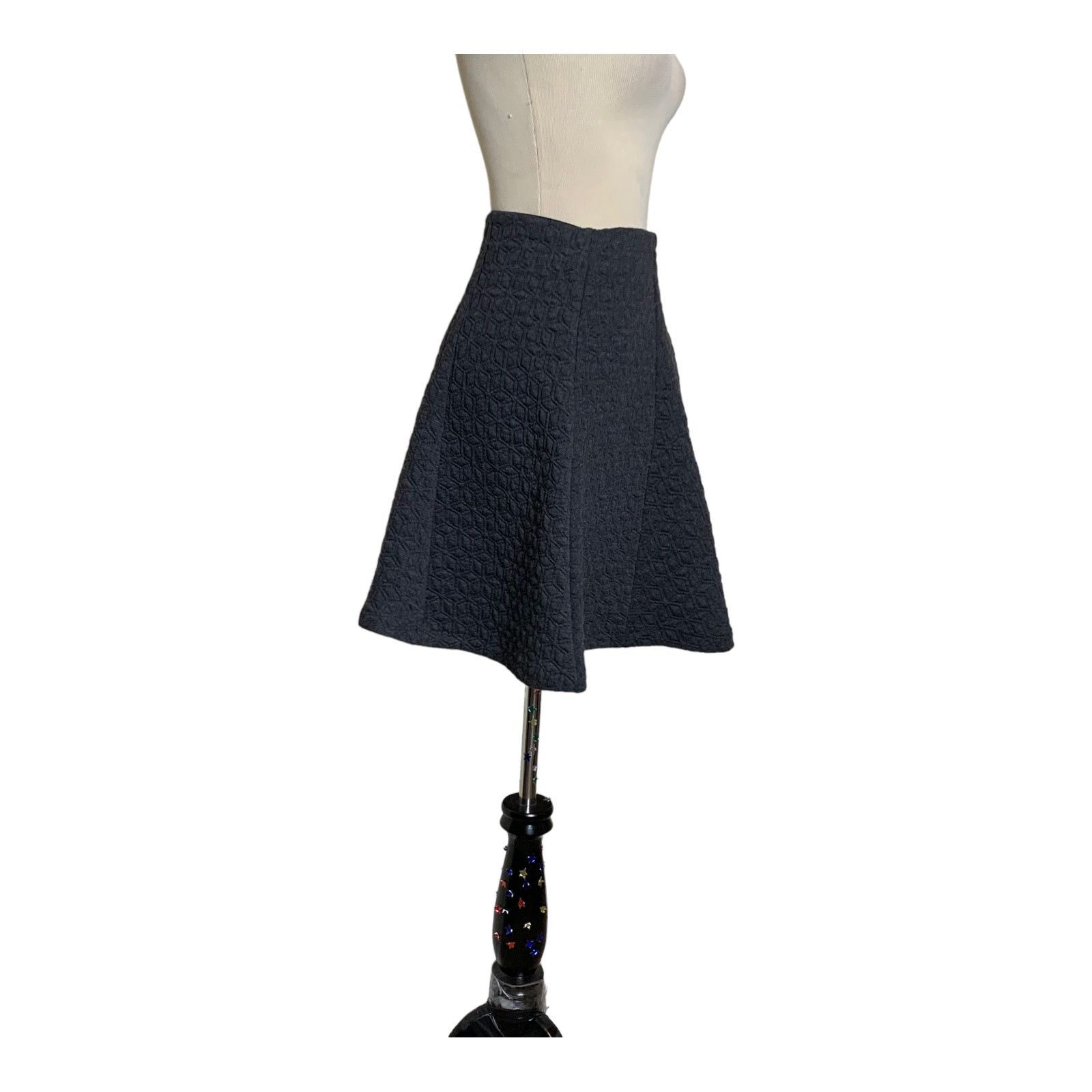 Gap Gap gray A-Line mini skirt size large Size 32" / US 10 / IT 46 - 8 Thumbnail