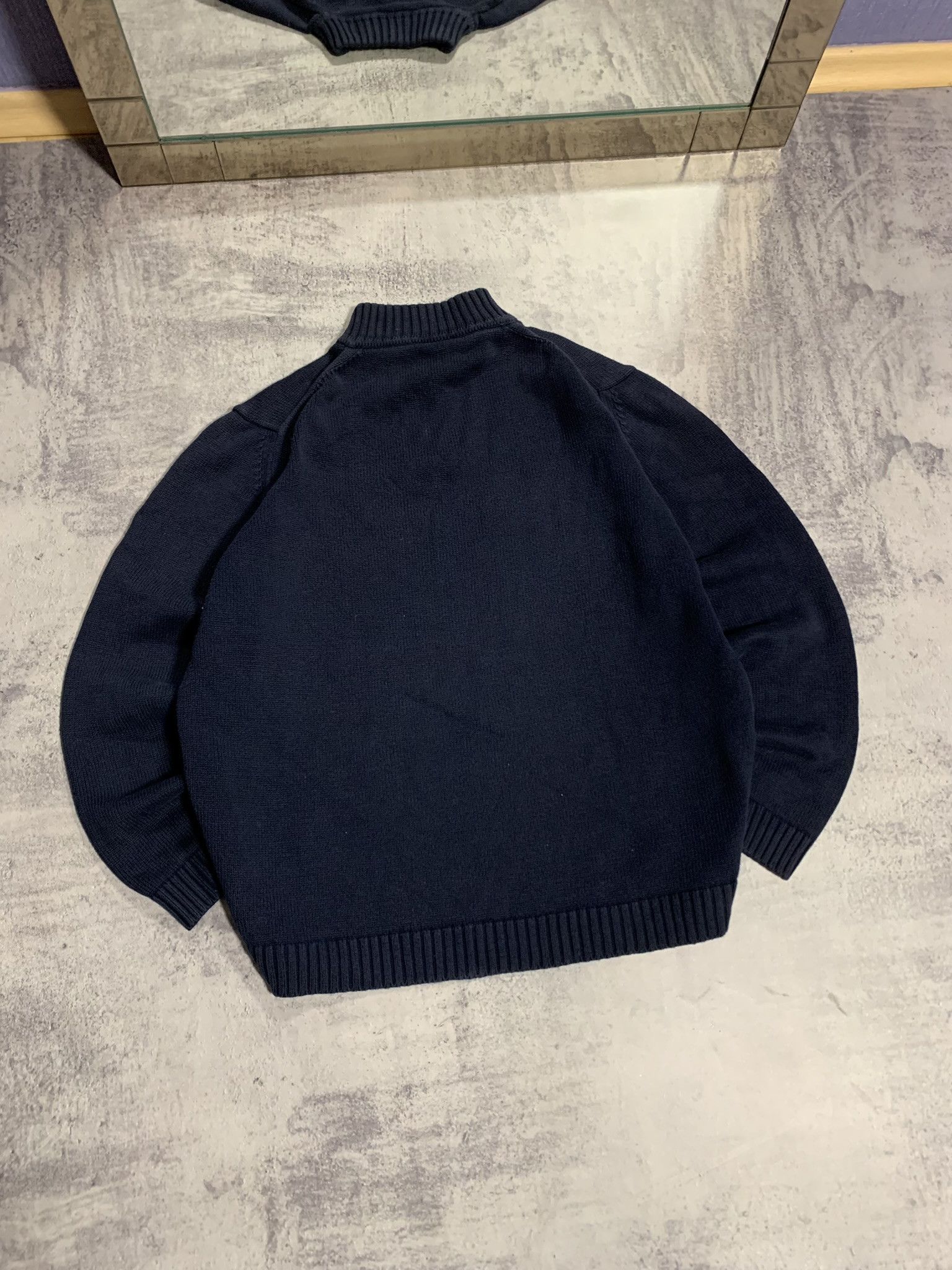 Lacoste Lacoste 1/4 Zip Sweater Minimal Logo Size L Size US L / EU 52-54 / 3 - 8 Thumbnail
