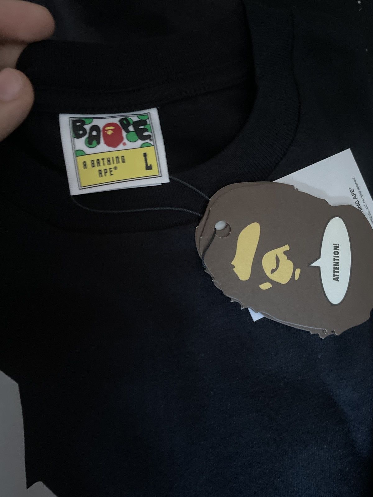 Bape A Bathing Ape Reflector Equipment Tee Size US L / EU 52-54 / 3 - 6 Thumbnail