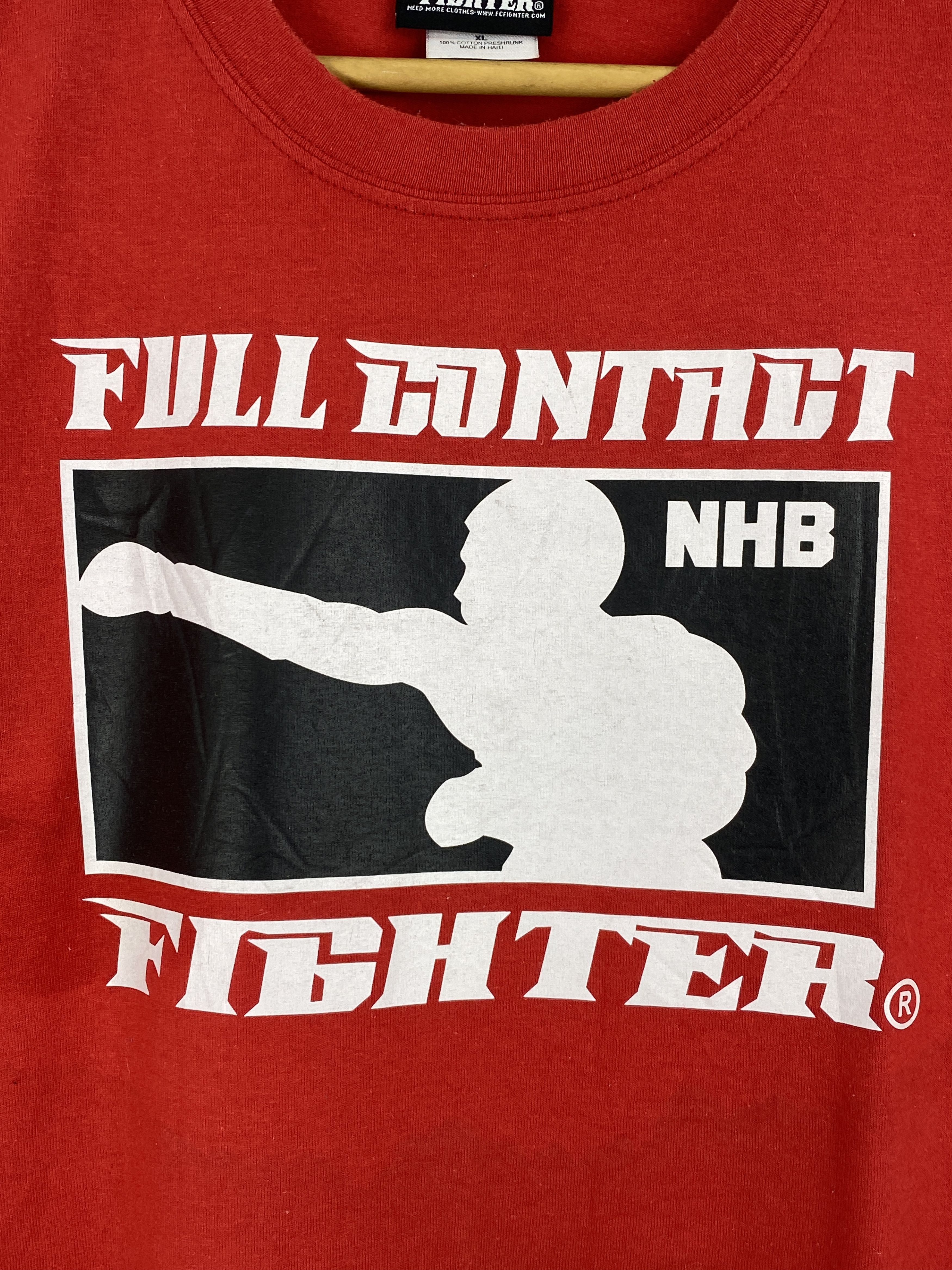 Vintage Vintage Full Contact Fighter NHB Printed Tee TA0667 Size US XL / EU 56 / 4 - 8 Thumbnail