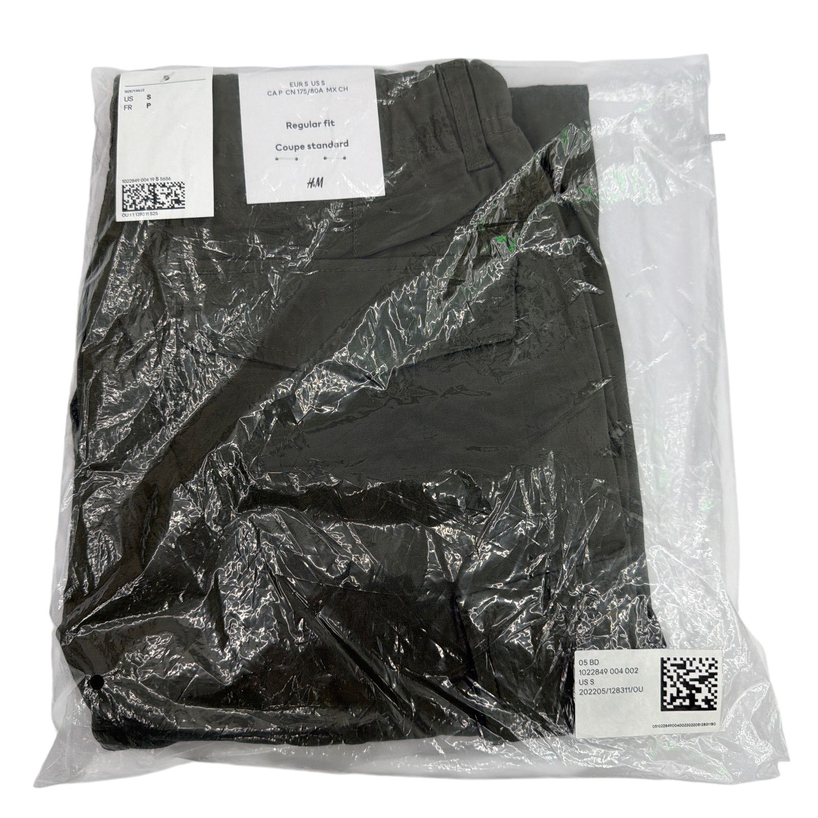 H&M H&M Regular Fit Pants Dark Green US Small Size US 30 / EU 46 - 1 Thumbnail