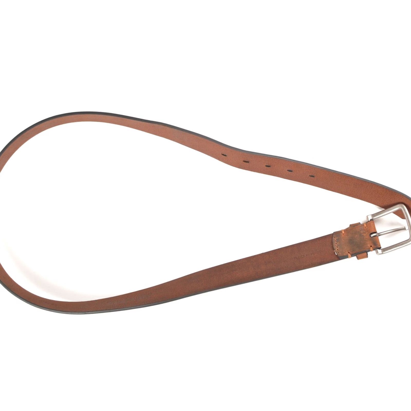 Johnston & Murphy Johnston & Murphy Brown Genuine Leather Belt 75-7413 Size 38 Brown Leather Belt Men 38 USA? China? (keep original words not adding) Size 38 - 4 Thumbnail