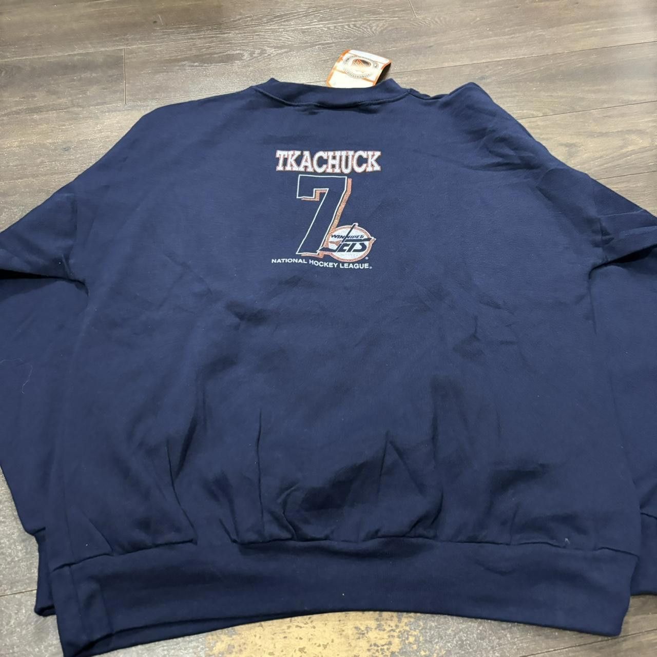 Designer Vintage Keith Tkachuck Winnipeg Jets Crewneck Sweatshirt M/L Size US L / EU 52-54 / 3 - 5 Thumbnail