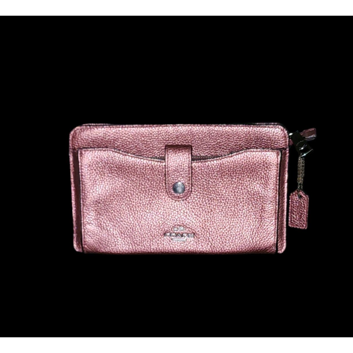 Coach COACH "Noah" In Metallic Cherry Leather Small Crossbody Bag Size ONE SIZE - 10 Thumbnail