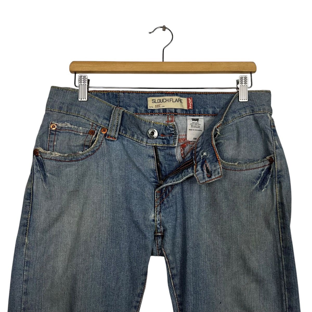 Levi's Vintage Y2k Levis Distressed Denim Jeans Size 34" / US 12 / IT 48 - 14 Thumbnail