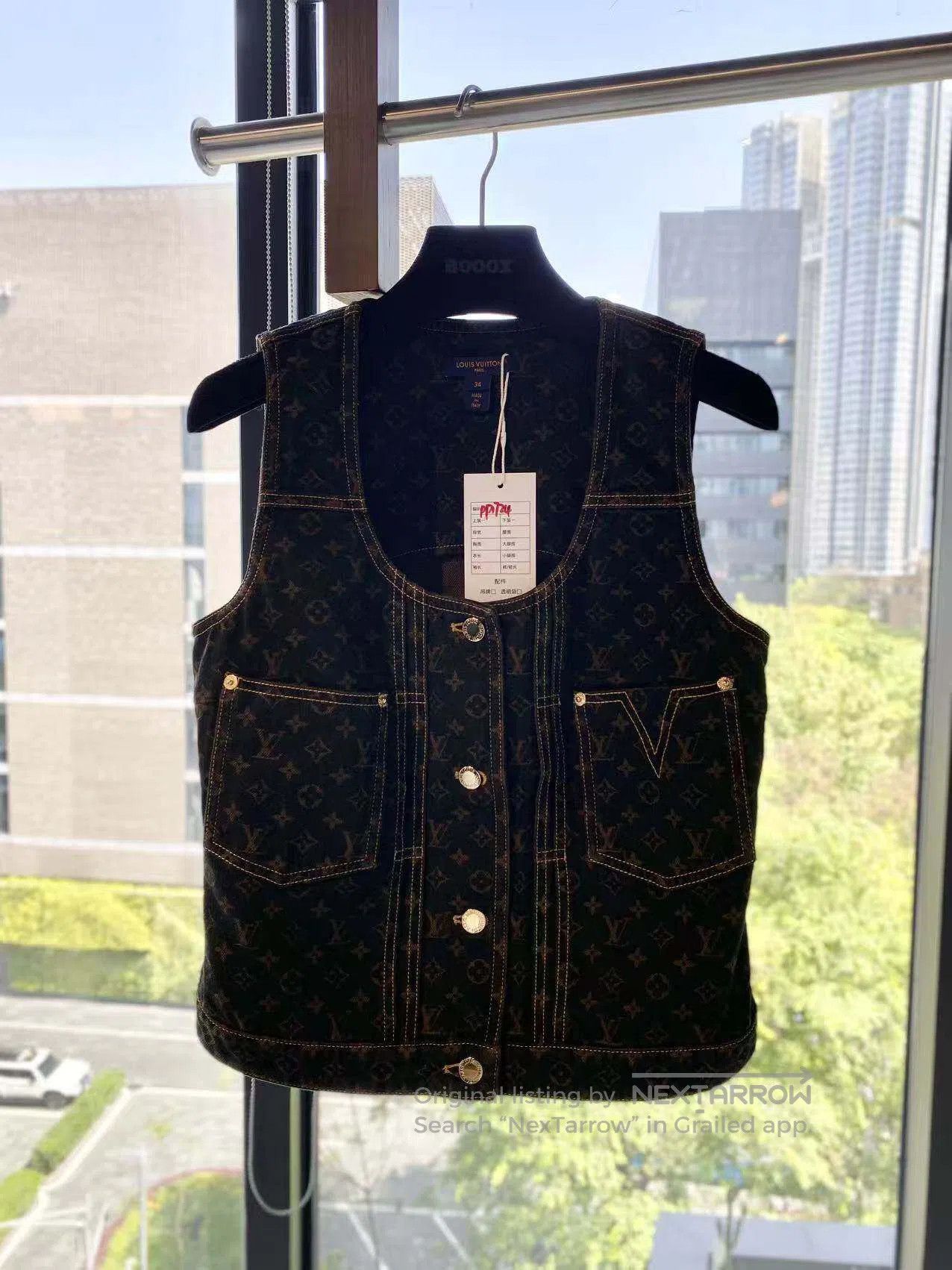 Louis Vuitton Louis Vuitton Old flower printed vest jacket| Size 4XL / US 24-26 - 2 Thumbnail