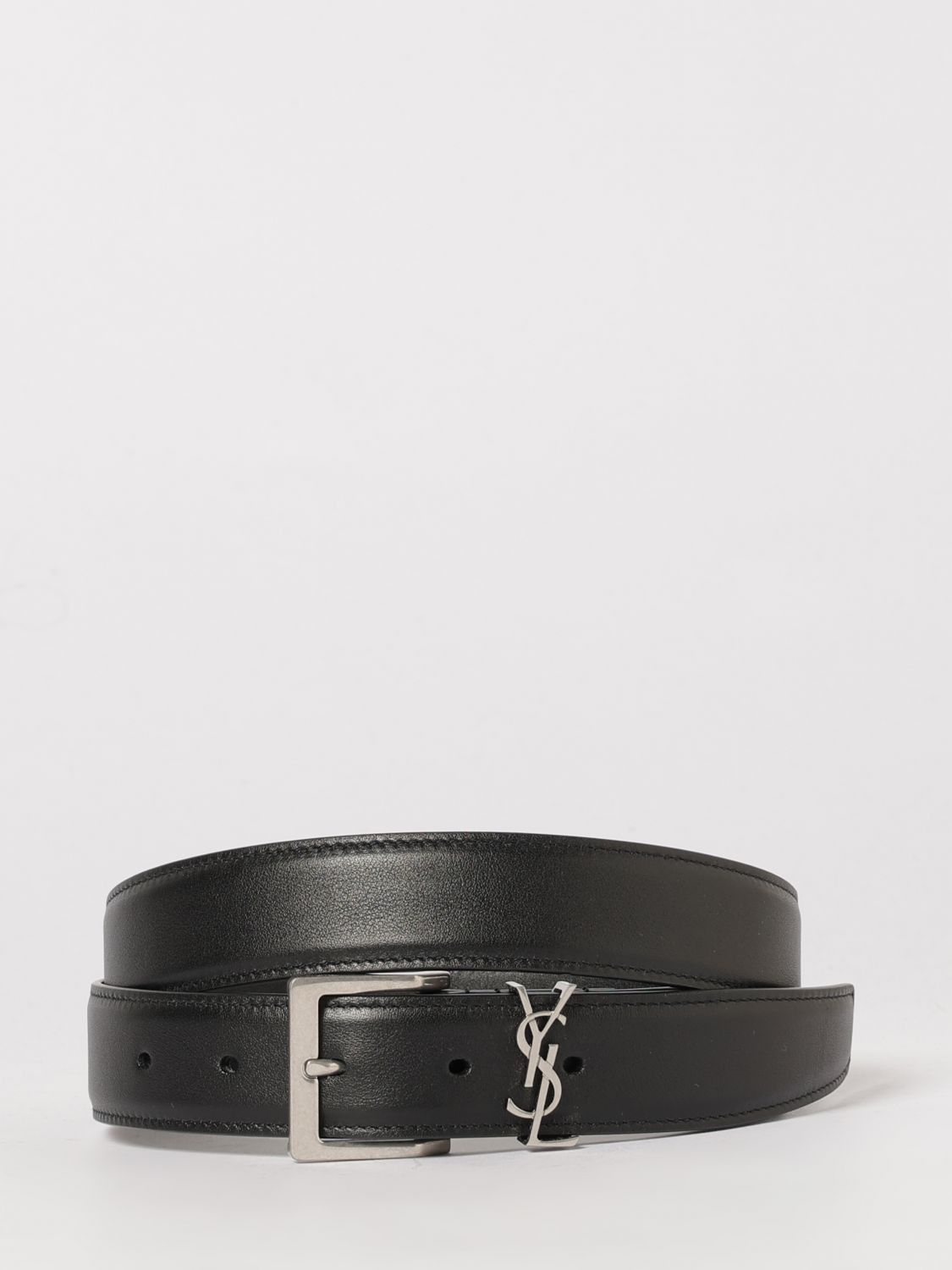 Saint Laurent Paris Saint Laurent Belt Men Black Size ONE SIZE - 1 Thumbnail