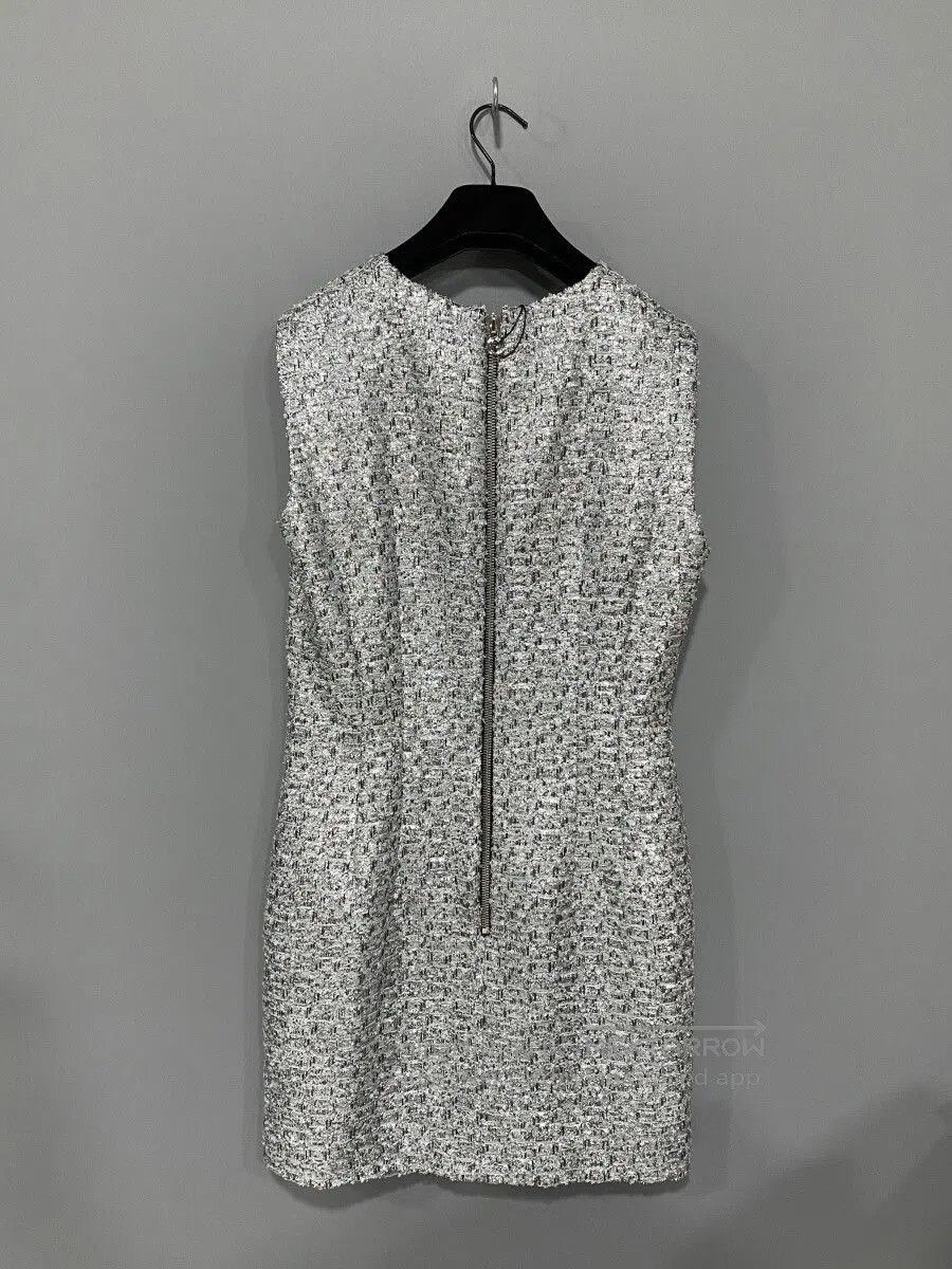 Gucci Gucci Silver Shimmer Sleeveless Dress. Size M / US 6-8 / IT 42-44 - 3 Thumbnail