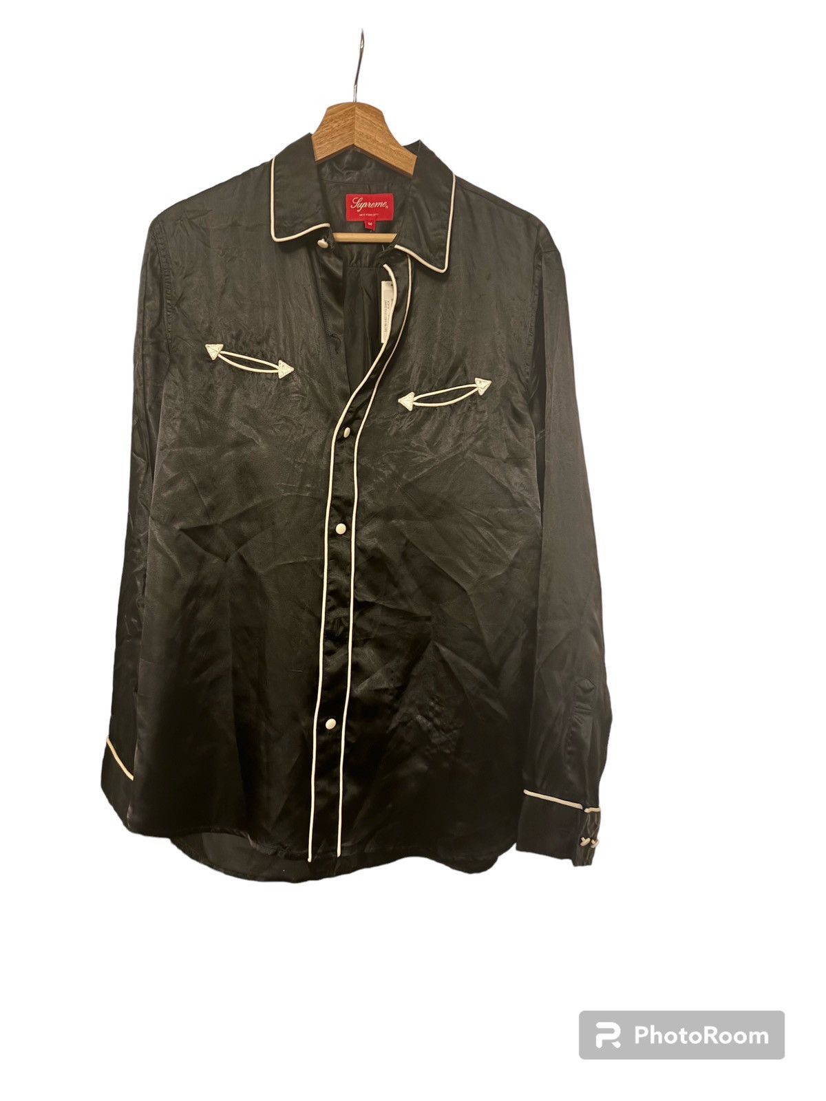 Supreme Satin Western Shirt | Grailed