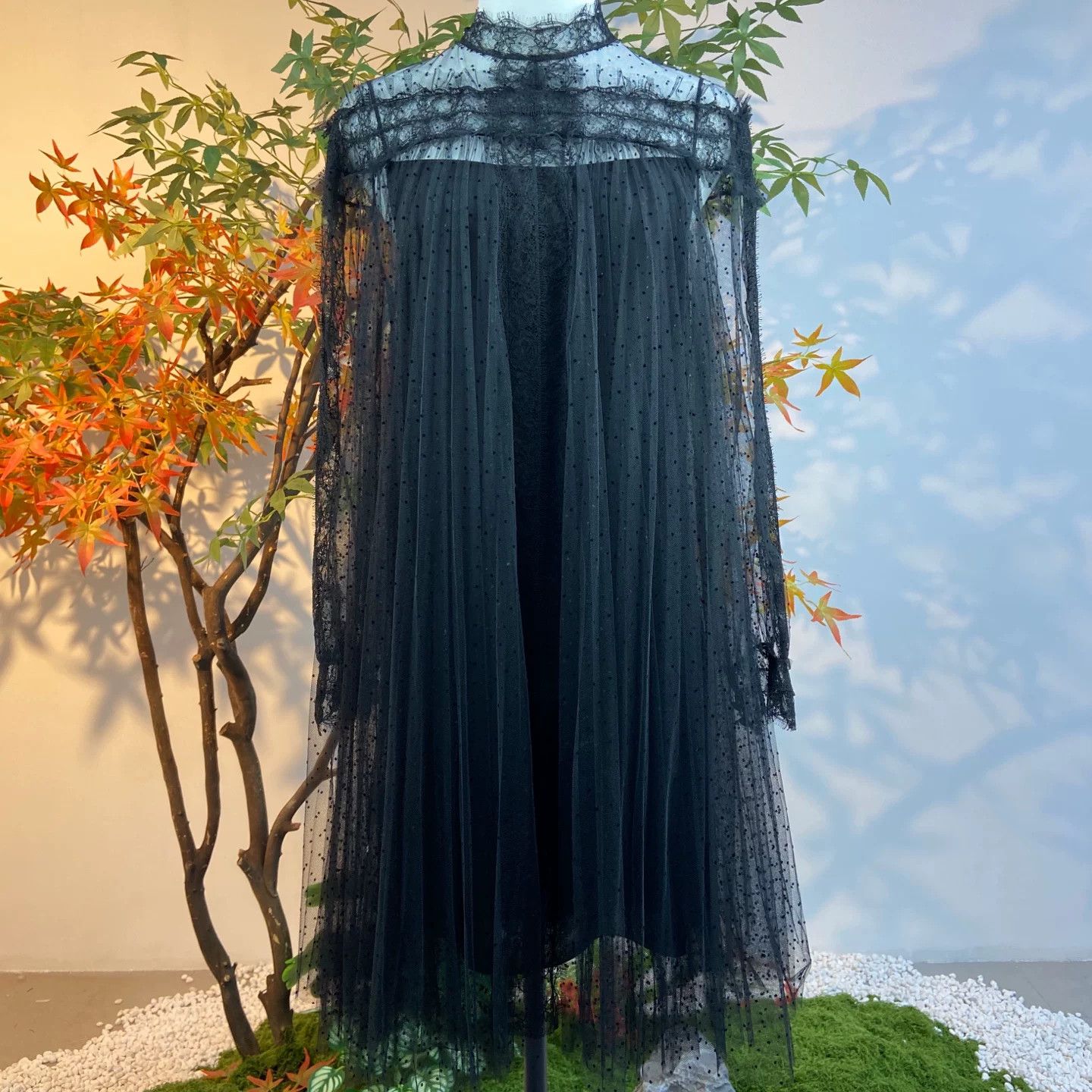 Dior black lace skirt by dior size 36 Size US 36 / EU 52 - 1 Thumbnail