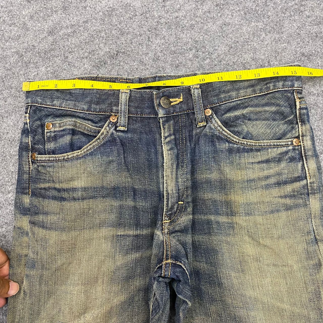 Lee 💥Flare💥Vintage Lee Riders Distressed Denim Size US 31 - 4 Thumbnail