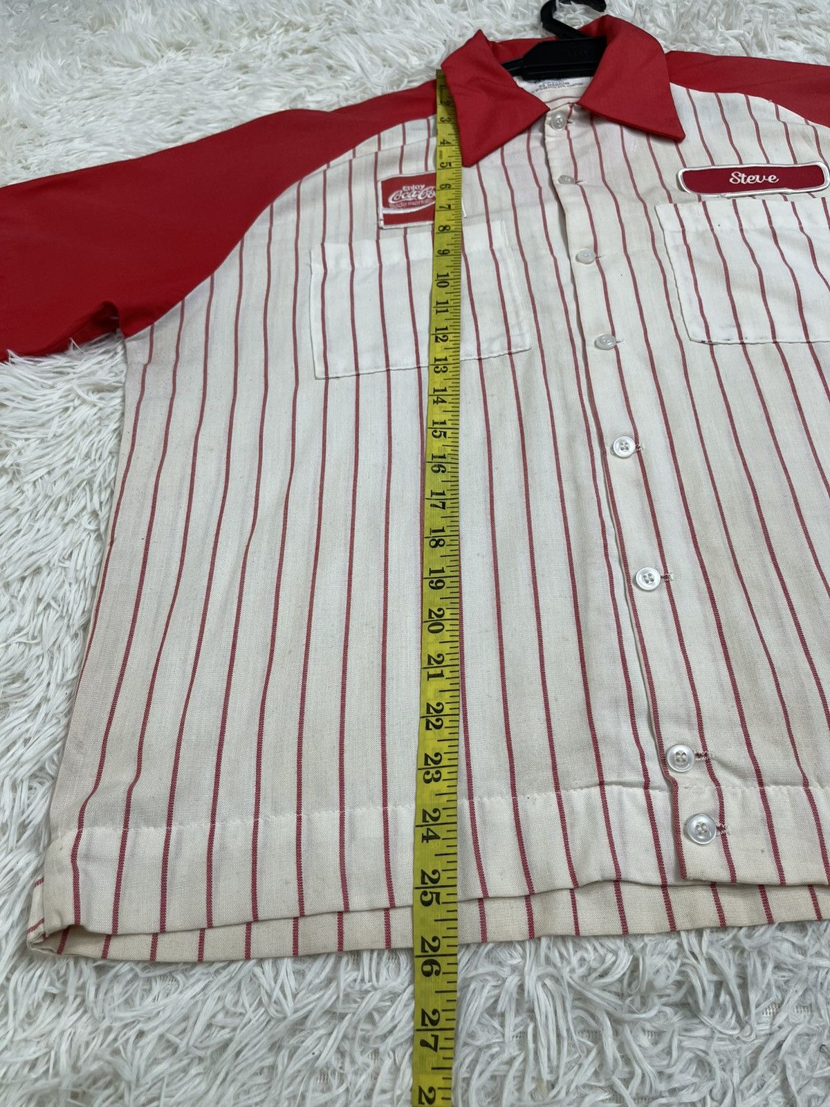 Vintage Vintage 60s70s Coca Cola Workers Shirt Button Up Size US M / EU 48-50 / 2 - 12 Thumbnail