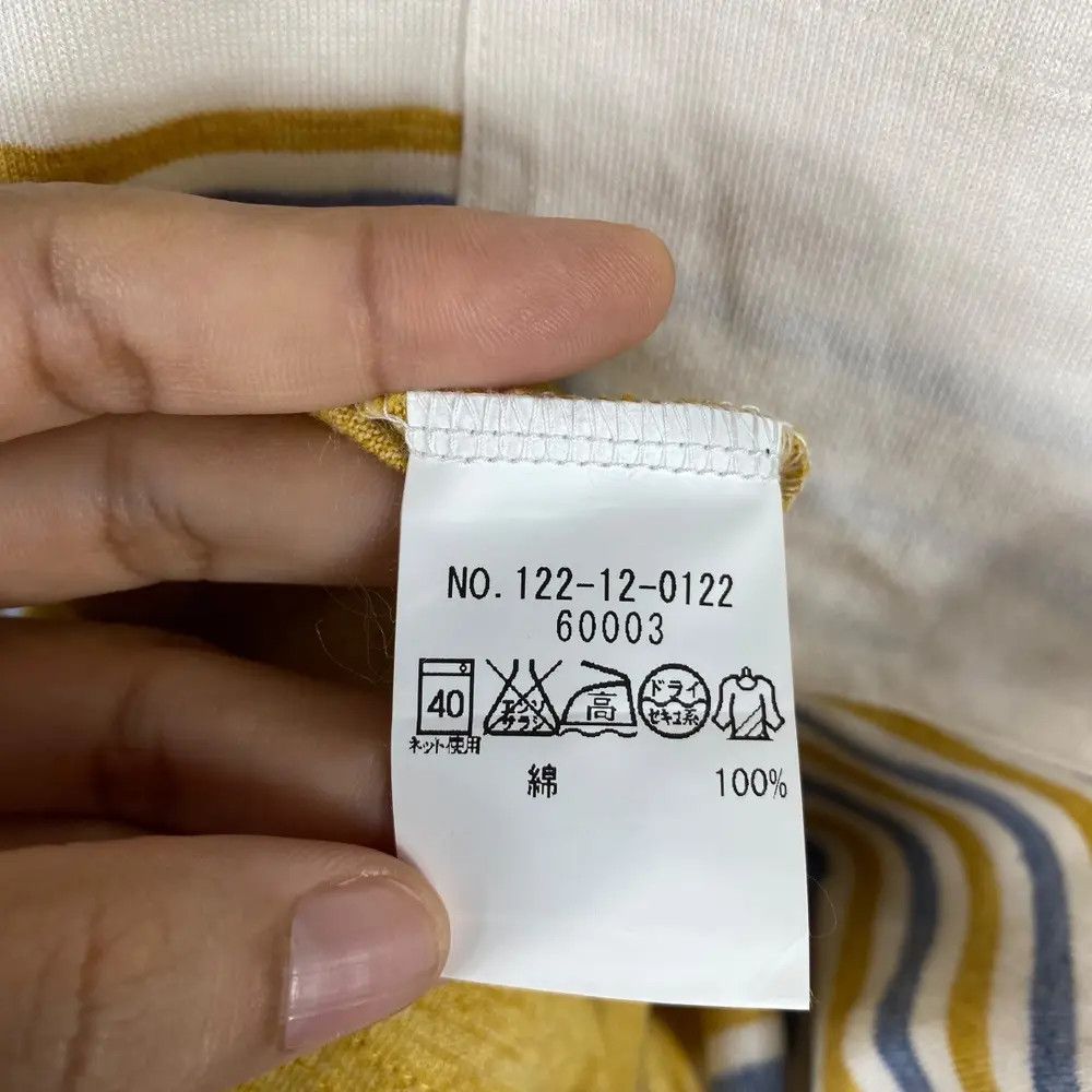 Ships Jet Blue SHIPS JET BLUE Stripes Pocket Minimalist Tee Shirt Size US M / EU 48-50 / 2 - 6 Thumbnail