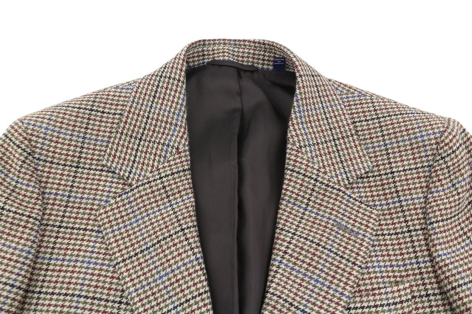 Gant HOUNDSTOOTH CHECK EU50 Dark Khaki Wool Blazer 87325 Size 40R - 6 Thumbnail
