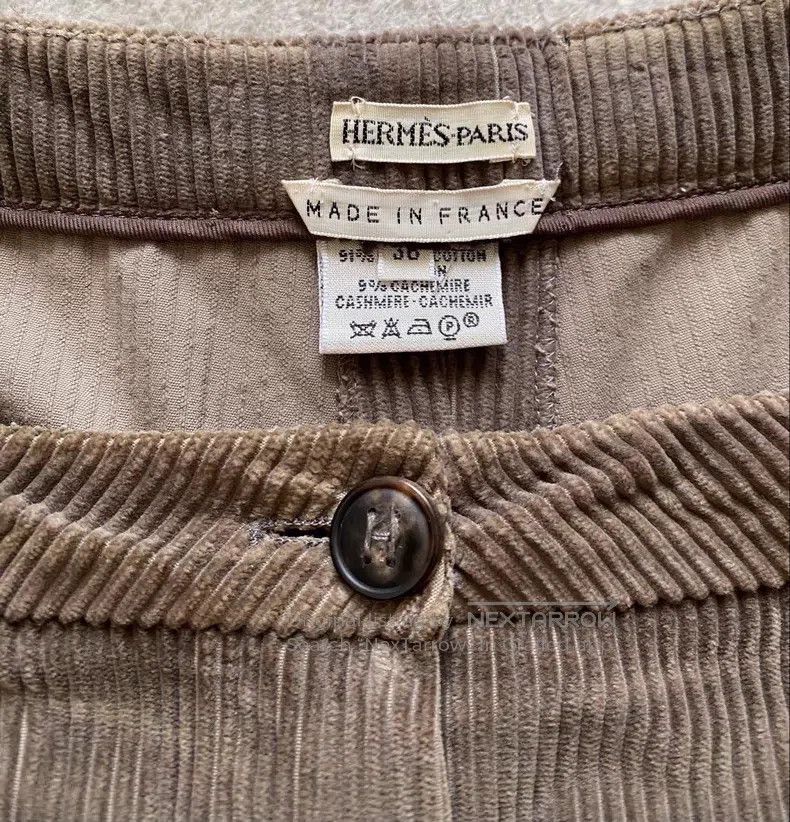 Hermes Hermes Corduroy Pants Size 24" / US 00 / IT 34 - 3 Thumbnail