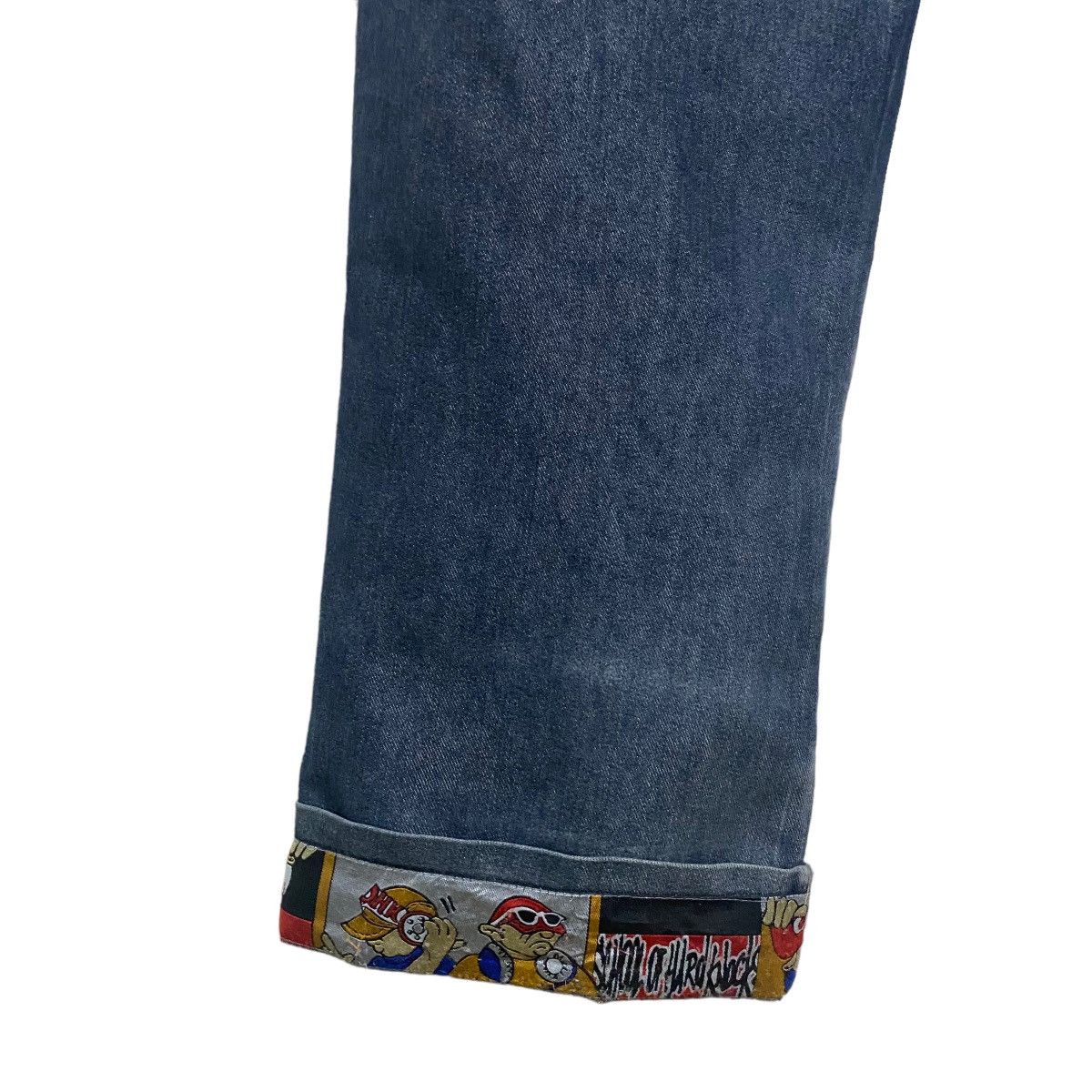JNCO Vintage SOHK School Of Hard Knocks Denim Baggy Pants Size US 31 - 15 Thumbnail